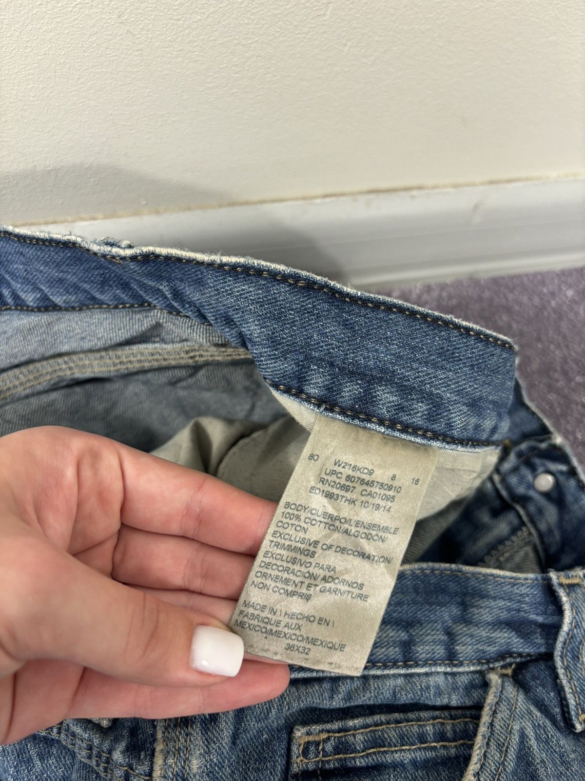 Dickies Vintage Dickies Workwear USA Blue Utility Work Denim Jeans Size US 36 / EU 52 - 17 Thumbnail