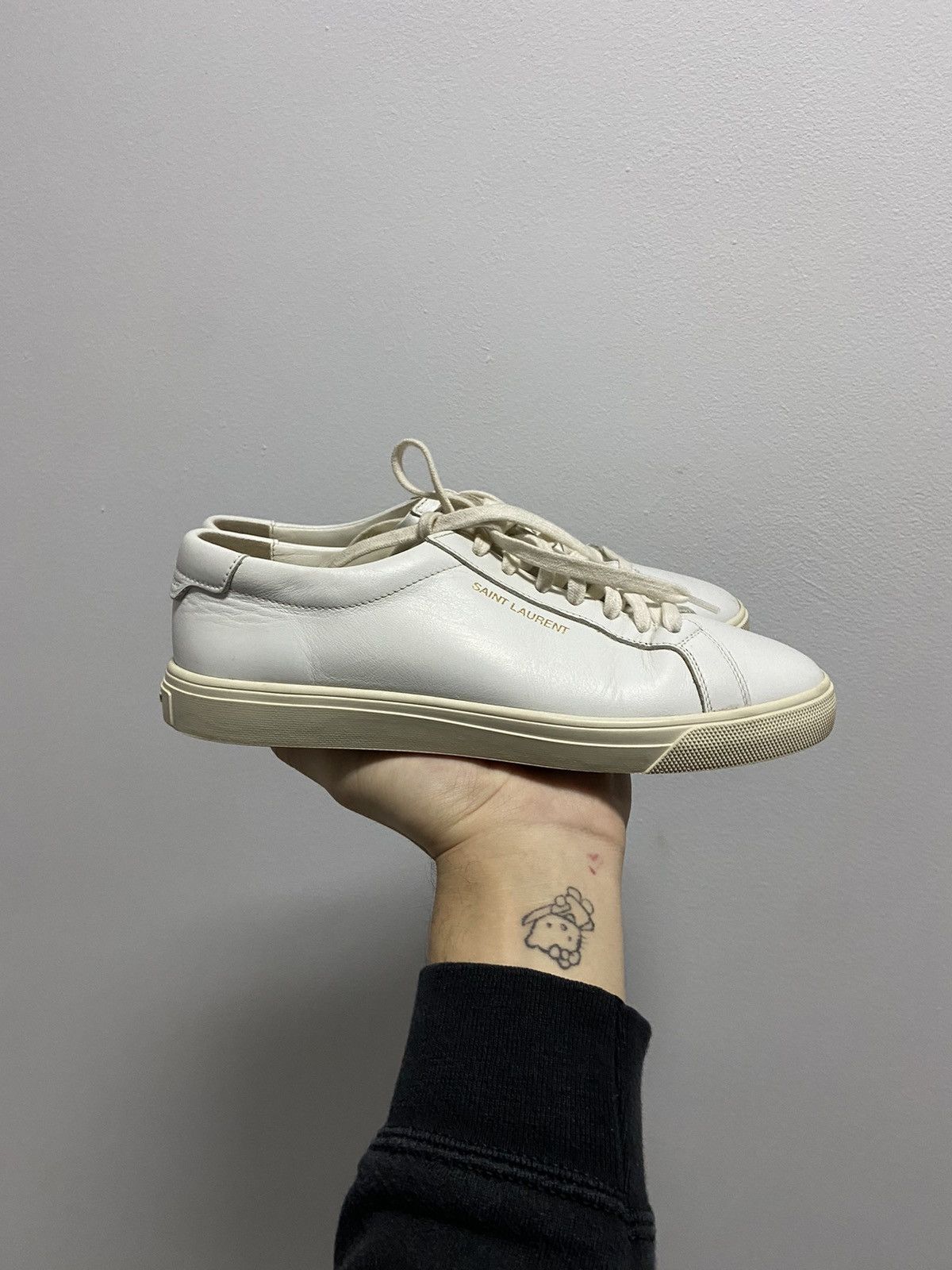 Saint Laurent Paris Saint Laurent Paris Low Top Vintage Shoes Sneakers Size US 7 / IT 37 - 2 Thumbnail