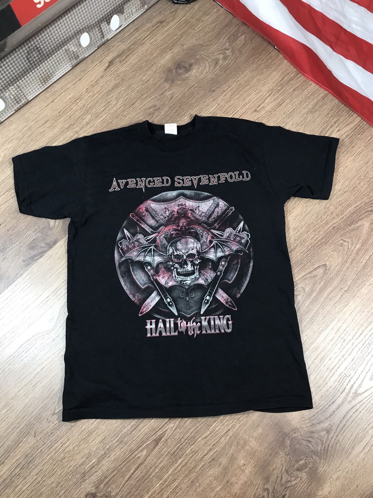 Band Tees Avenged Sevenfold Hail To The King Tour Size US L / EU 52-54 / 3 - 1 Thumbnail