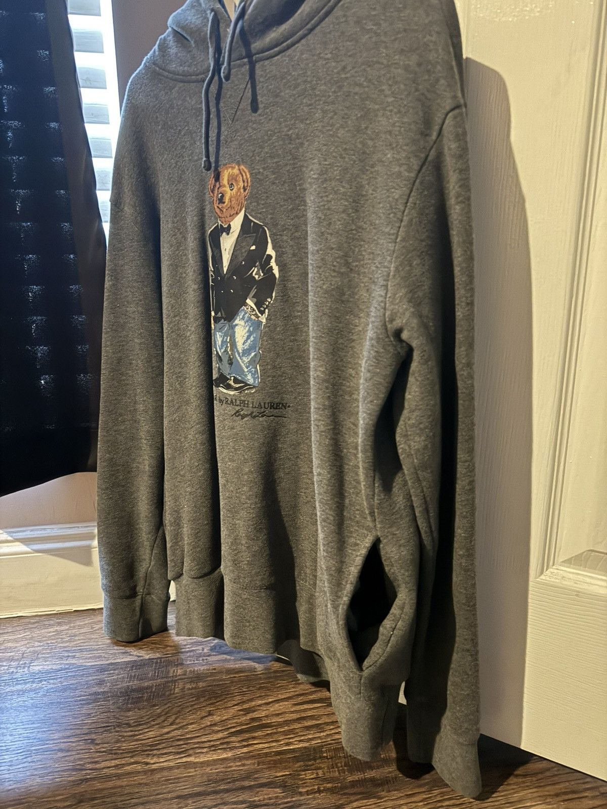 Polo Ralph Lauren Grey Polo Bear Hoodie Size US L / EU 52-54 / 3 - 2 Thumbnail
