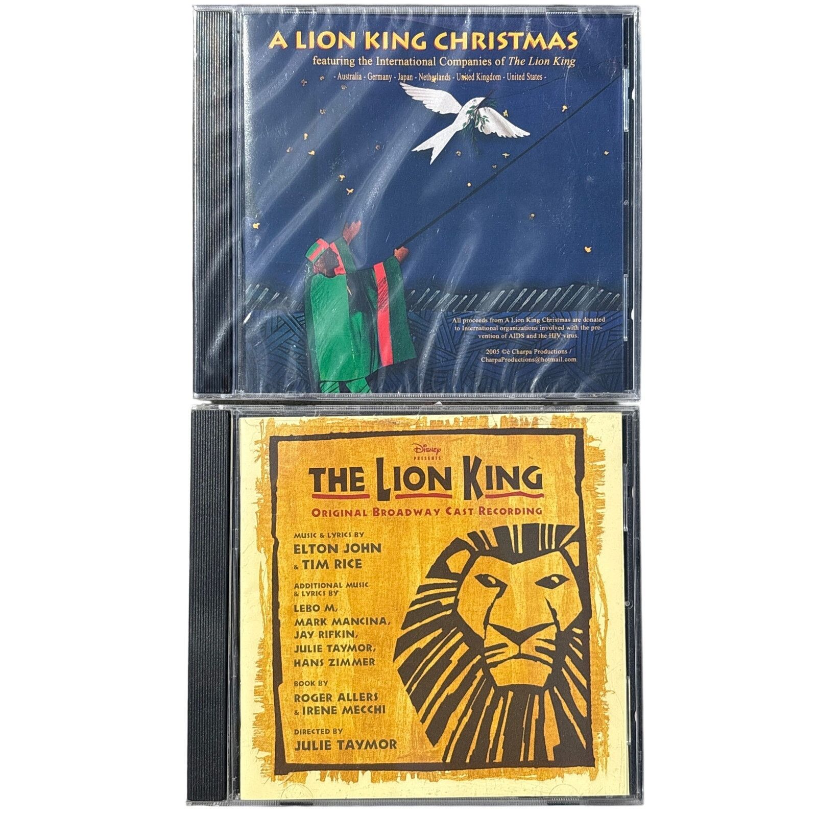 Disney Original Broadway Cast recording & a lion King Christmas Size ONE SIZE - 1 Thumbnail