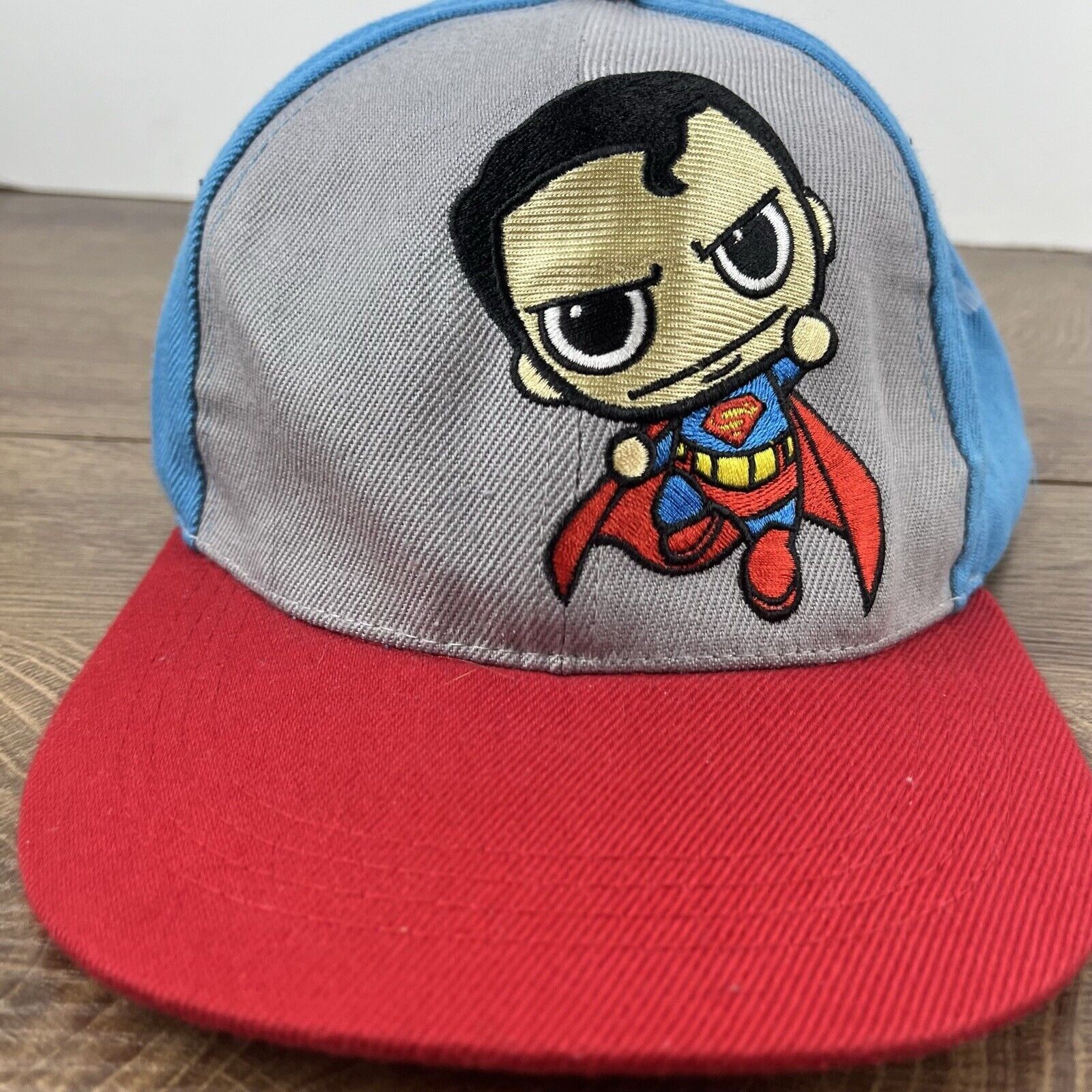 Other Baby Superman Hat Gray Cap Superman Adjustable Hat Gray Adul Size ONE SIZE - 6 Thumbnail