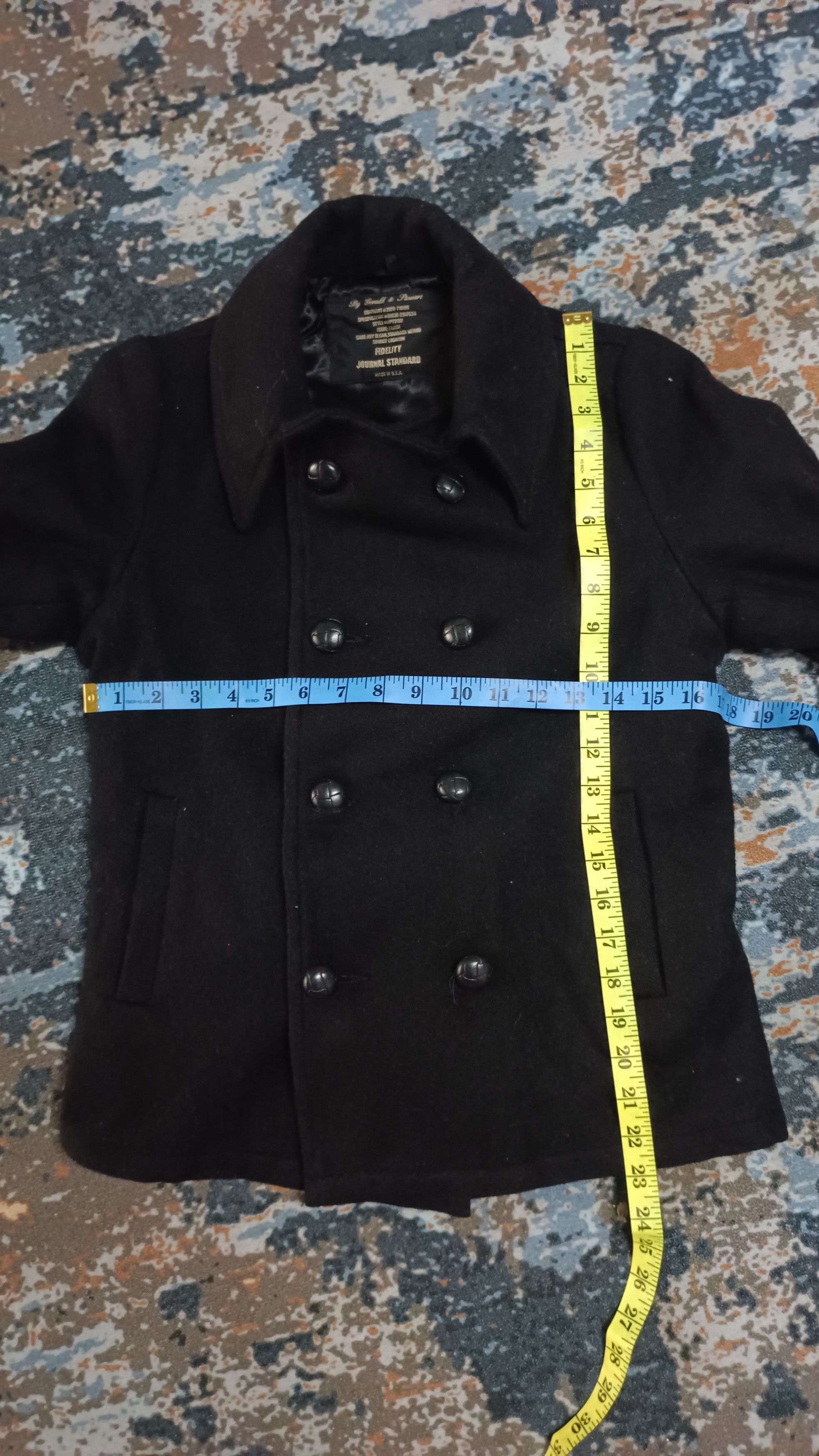 Journal Standard × Vintage Vintage🔥 JOURNAL STANDARD WOOL COAT JACKET Size XS / US 0-2 / IT 36-38 - 8 Thumbnail