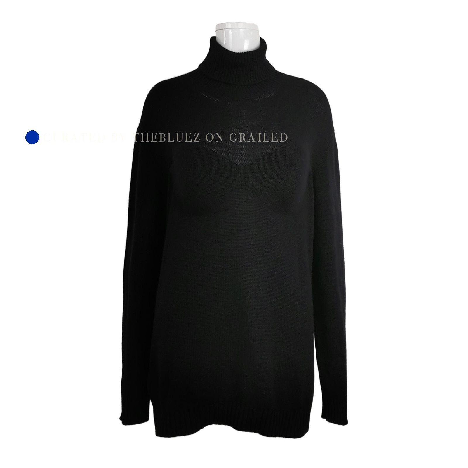 Prada Cashmere Turtleneck Sweater in Black Size US L / EU 52-54 / 3 - 1 Thumbnail