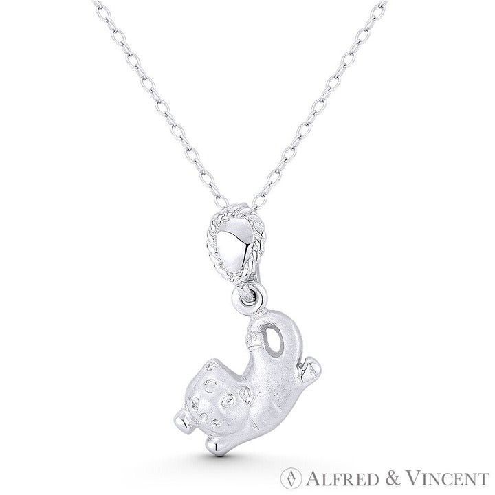 Other Playful Cat Animal Lover Charm 25x11mm Pendant Size ONE SIZE - 1 Preview