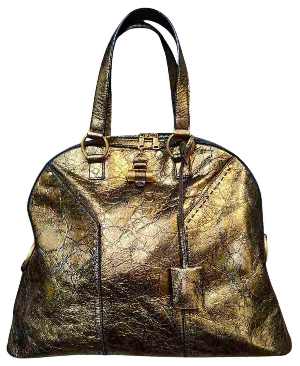 Yves Saint Laurent Yves Saint Laurent Golden Leather Bag Size ONE SIZE - 1 Thumbnail