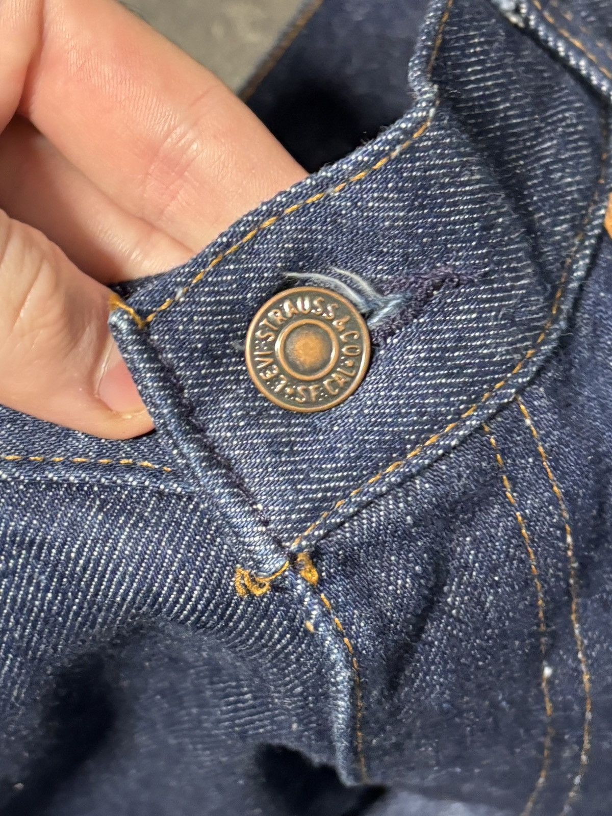 Levi's 1990’s Levi’s Orange Tab 506 Made in Canada Vintage Dark Wa Size 26" / US 2 / IT 38 - 9 Thumbnail