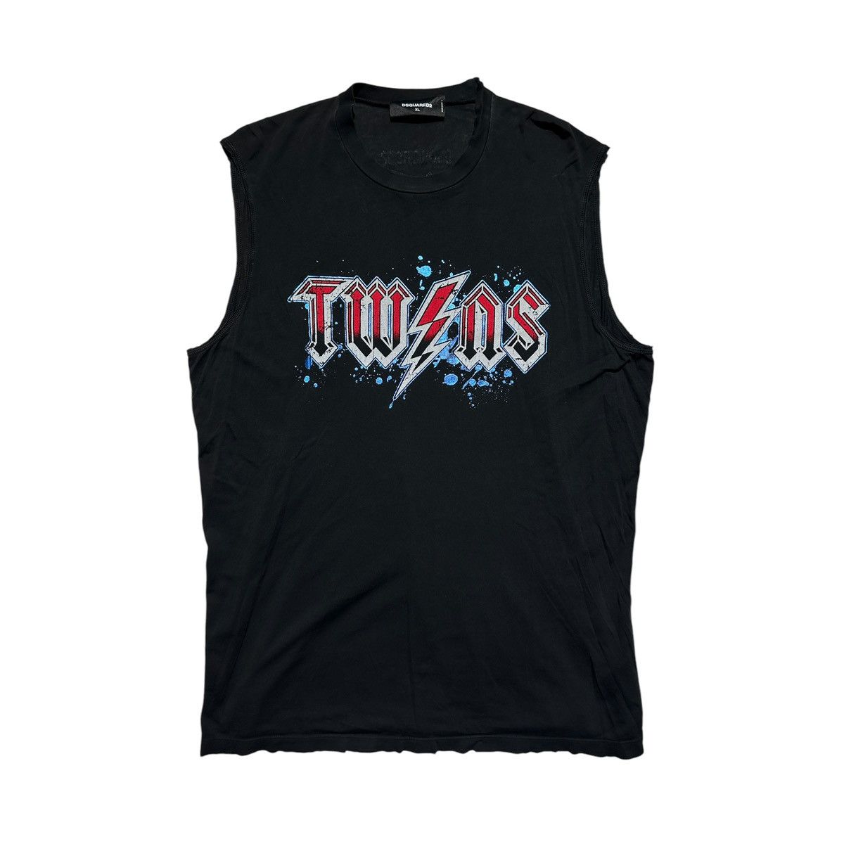 Dsquared2 Twins “Vintage” rock band tank Size US XL / EU 56 / 4 - 1 Thumbnail