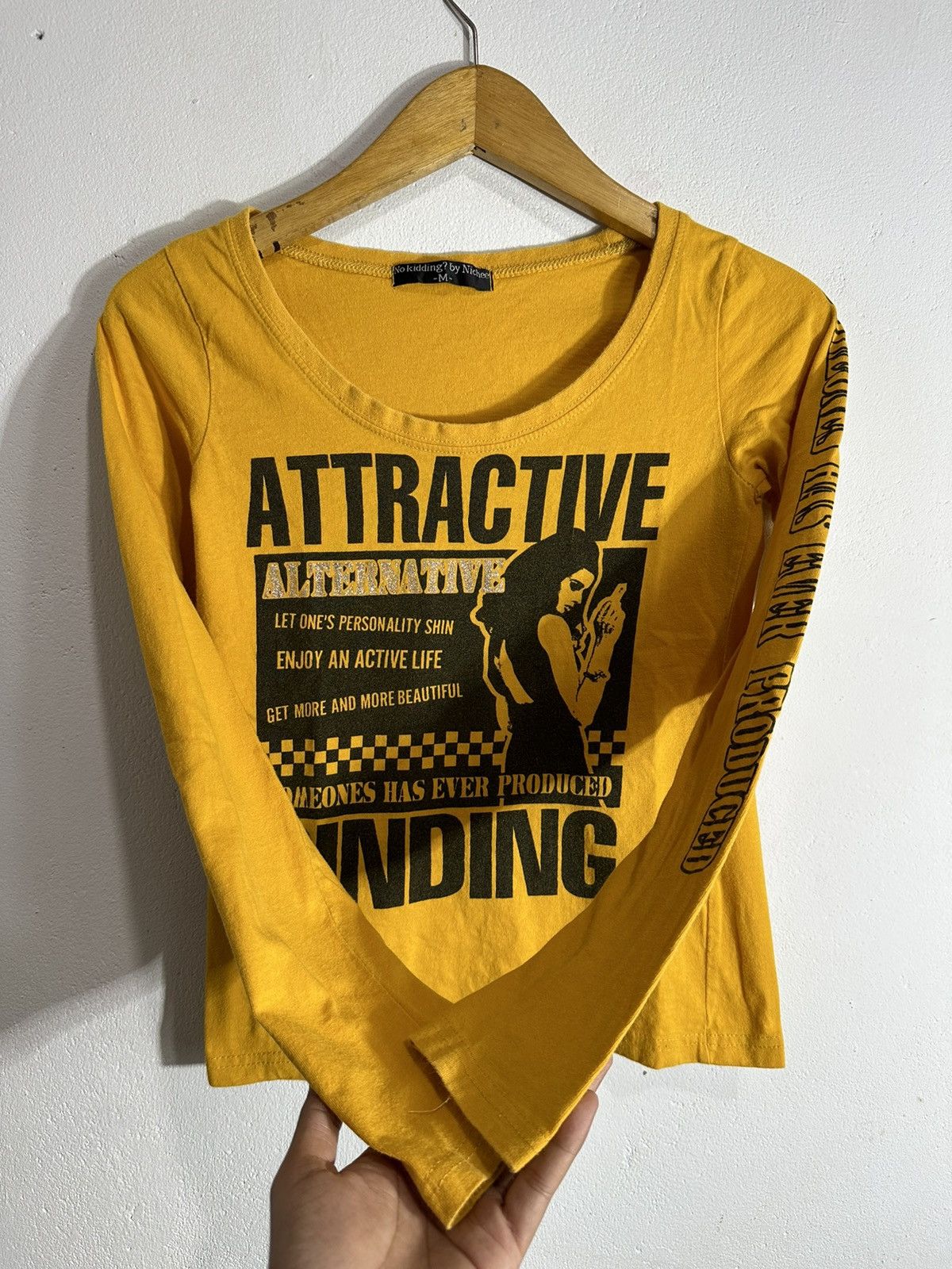 Hysteric Glamour NO KIDDING? ATTRACTIVE BINDING LONG SLEEVE HYSTERIC STYLE Size XS / US 0-2 / IT 36-38 - 3 Thumbnail