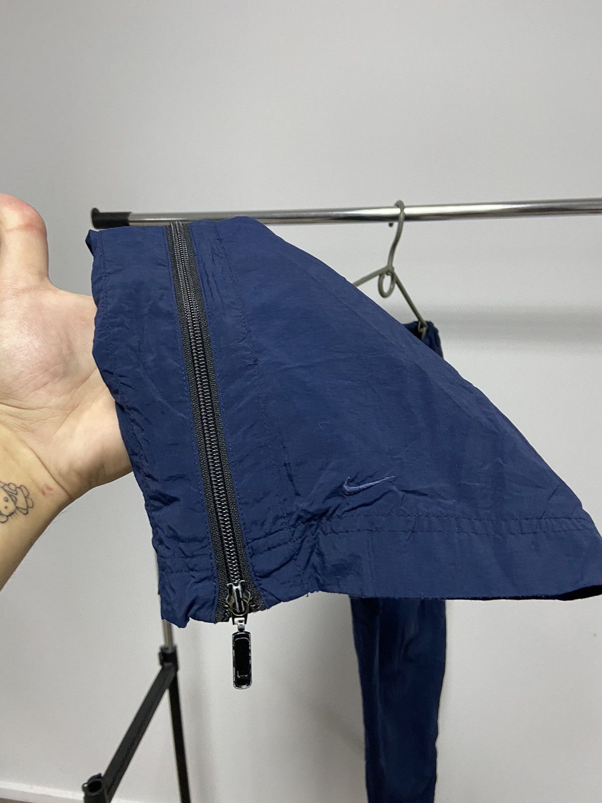 Nike × Vintage Nike Pants Vintage Small Logo 90s Style Y2K Nylon Size US 36 / EU 52 - 9 Thumbnail
