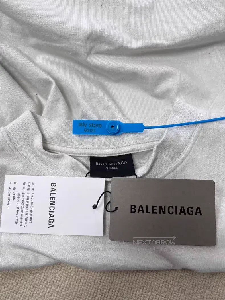 Balenciaga Balenciaga Letter logo pattern print round neck short slee Size US S / EU 44-46 / 1 - 5 Thumbnail