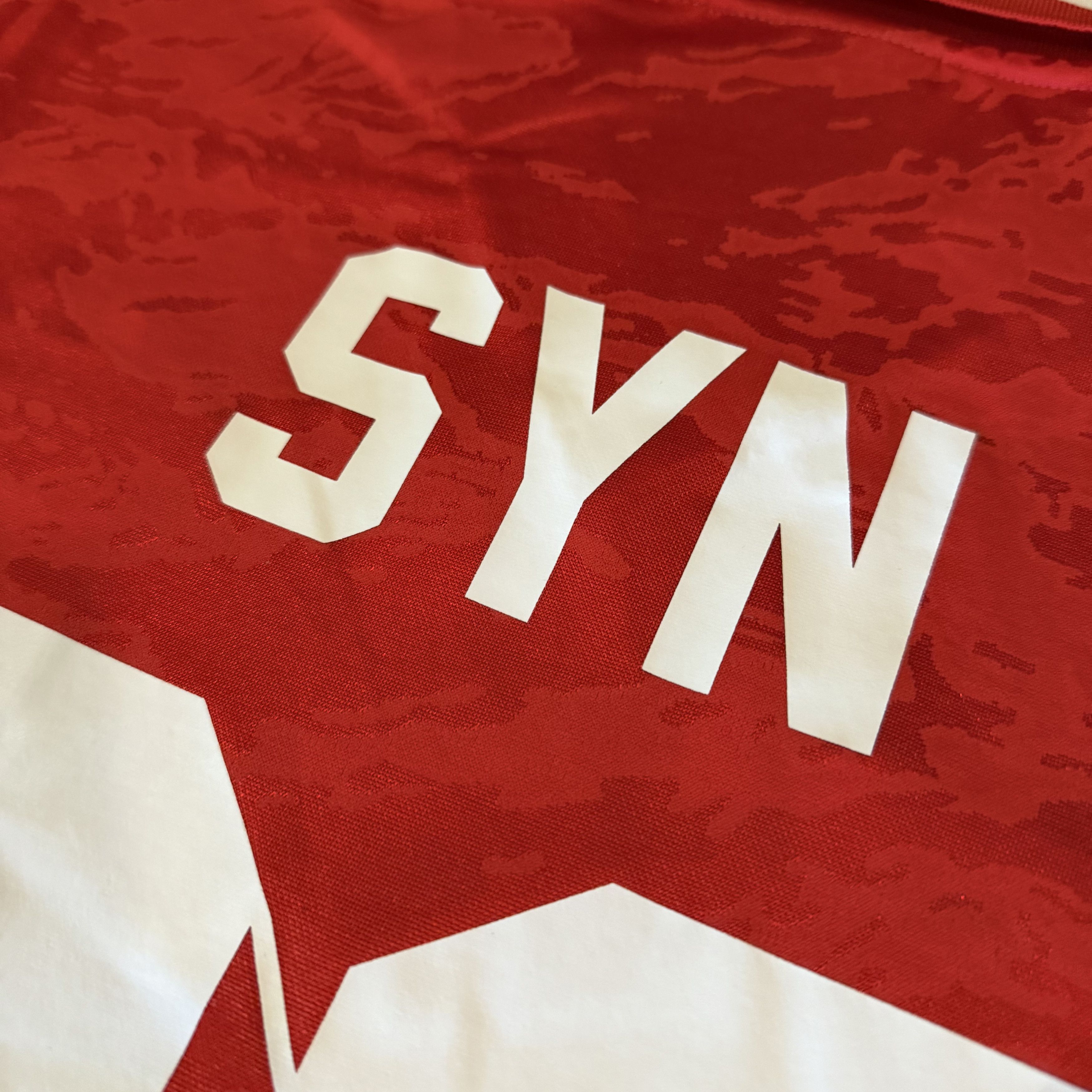 Syna World Syna Central Cee Red Footy Jersey Size Small Limited Edition Size US S / EU 44-46 / 1 - 11 Thumbnail