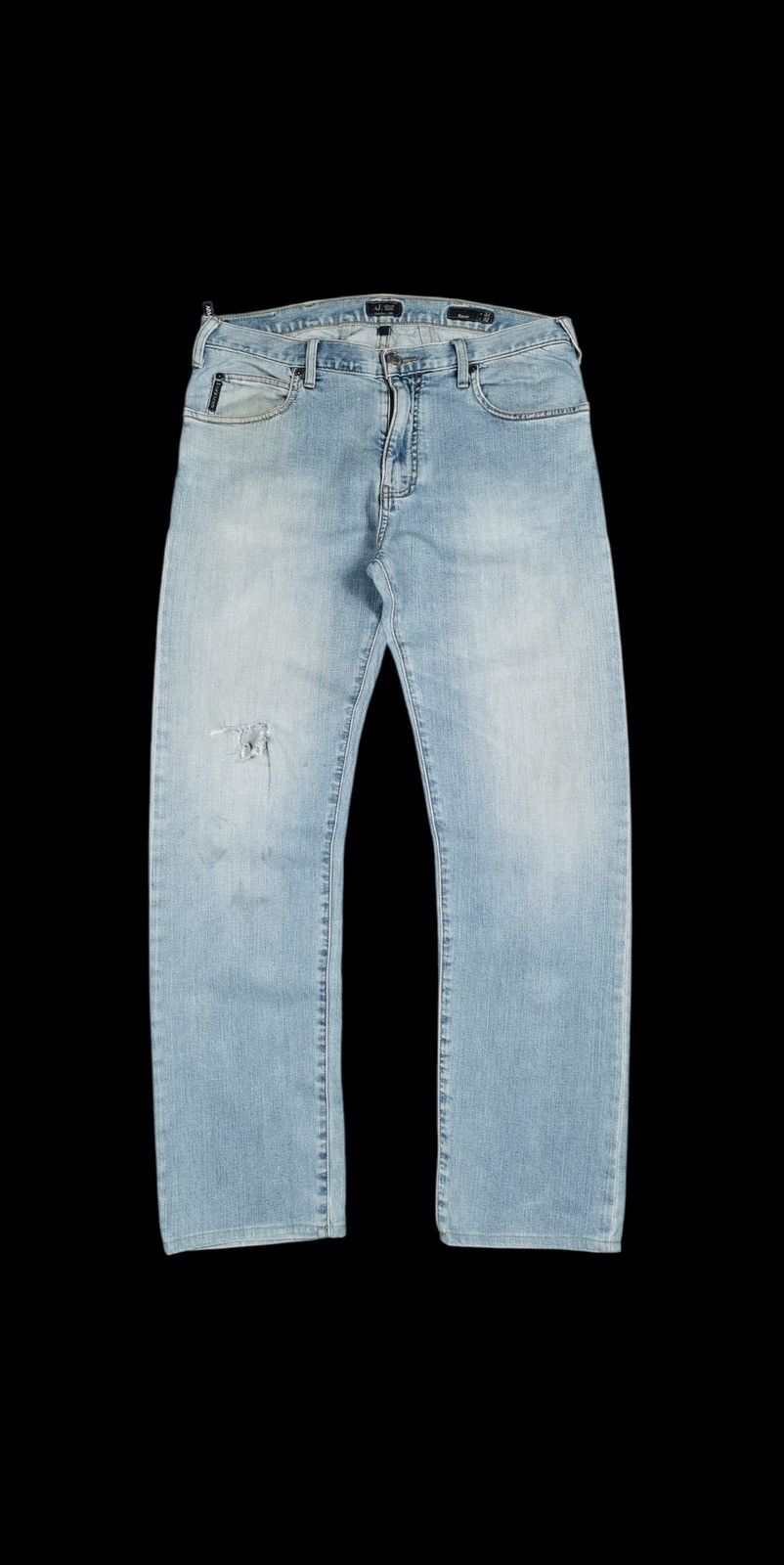 Armani Aj armani light wash denim jeans distressed Size US 34 / EU 50 - 1 Thumbnail