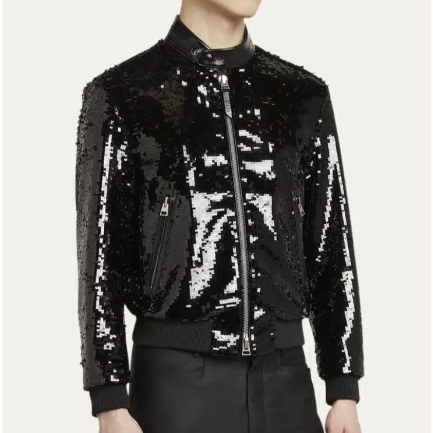 Tom Ford Tom Ford Sequin Embellished Jacket in Medium Size US M / EU 48-50 / 2 - 1 Thumbnail