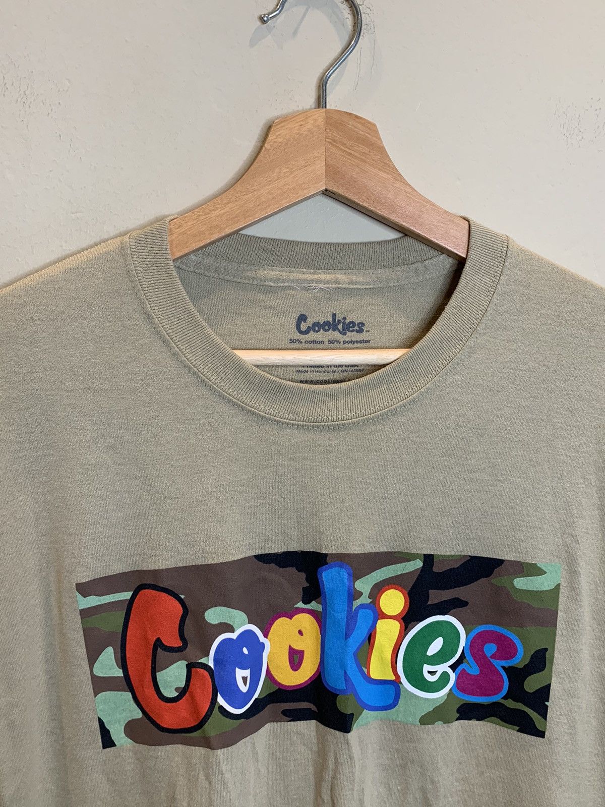Cookies *RARE* Cookies SF Camo Multicolor Box Logo Cannabis T-Shirt Size US L / EU 52-54 / 3 - 2 Thumbnail