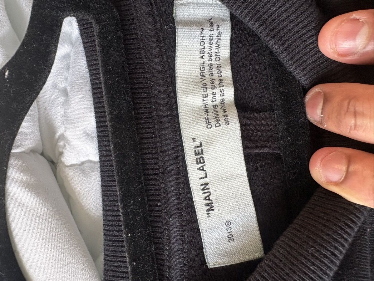 Off-White Offwhite Longsleeve Tee “ Incompiuto “ Size US L / EU 52-54 / 3 - 3 Thumbnail