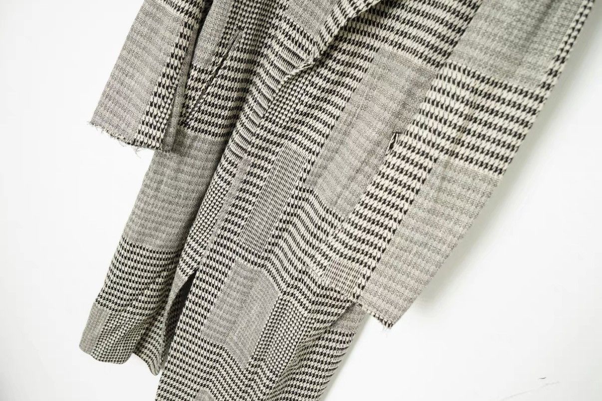 Yohji Yamamoto Yohji Yamamoto Artisanal Distressed Patchwork Wool Coat Size US M / EU 48-50 / 2 - 6 Thumbnail