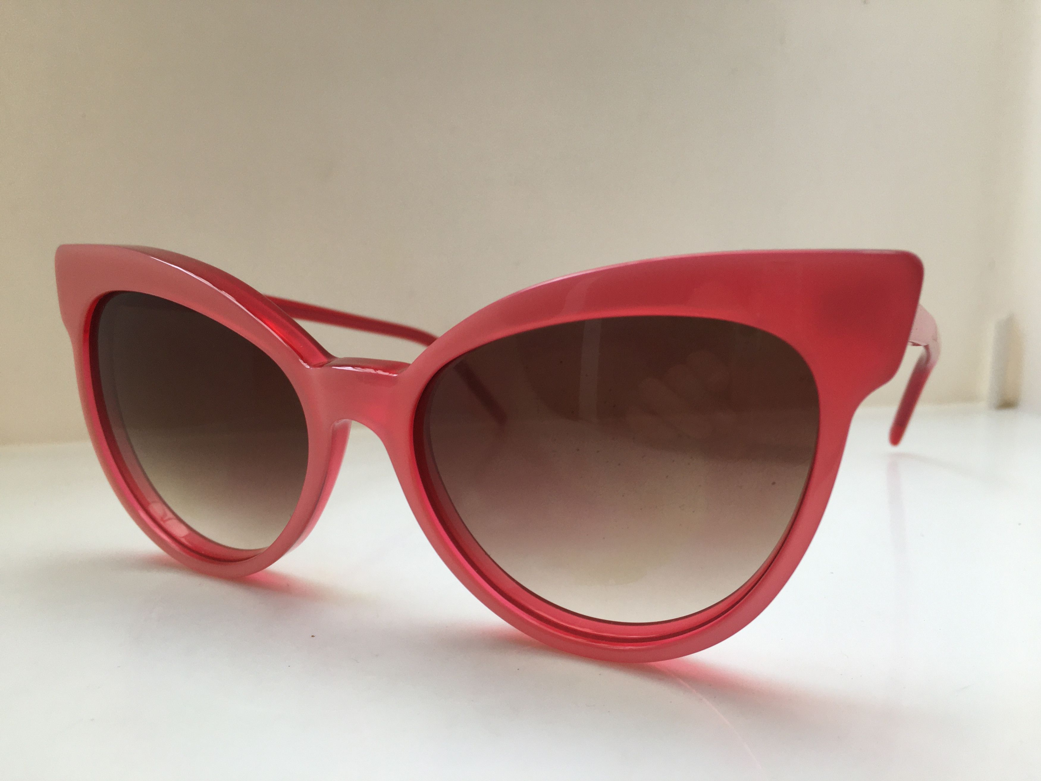 Wildfox Wildfox Grand Dame Red Cateye Sunglasses Frame Size ONE SIZE - 3 Thumbnail