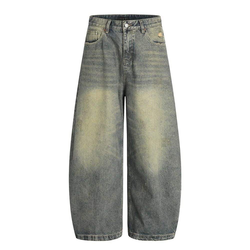 Vintage Vintage distressed punk washed scimitar jeans Size US 32 / EU 48 - 1 Thumbnail