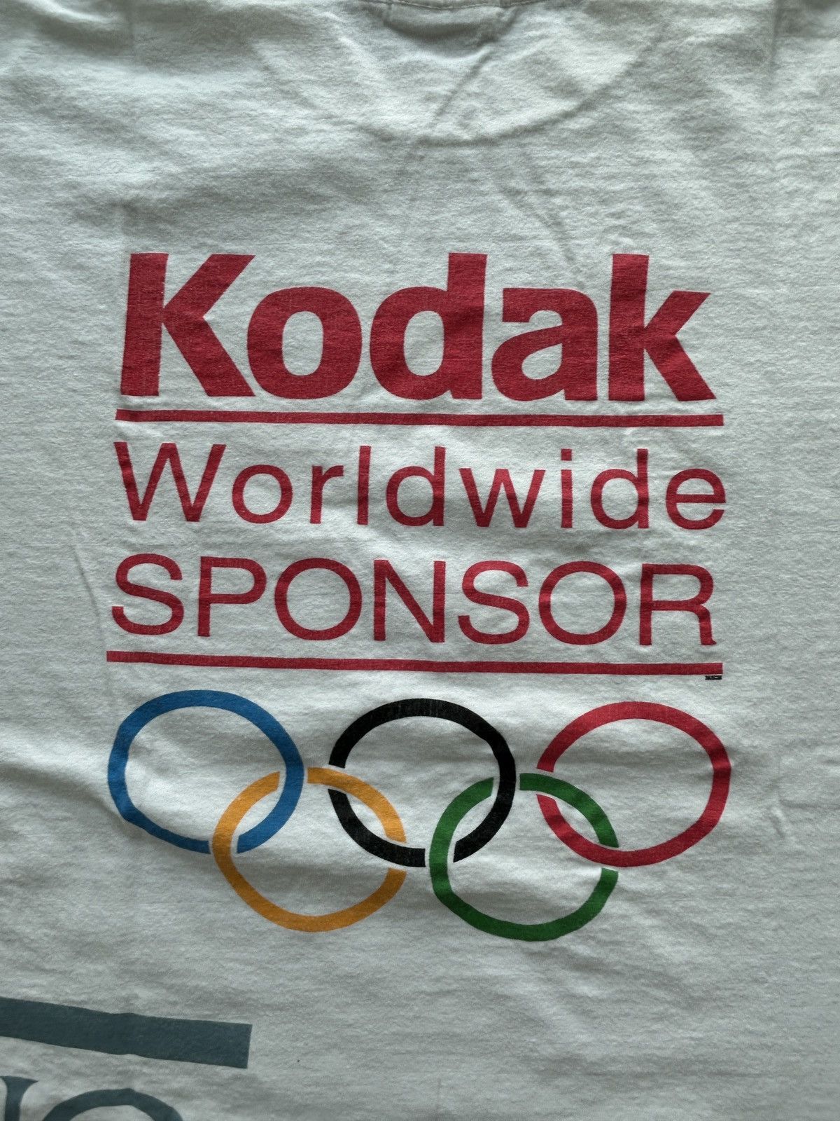 Vintage Vintage 1998 Nagano Olympics Kodak Graphic Tee Boxy Fit Size US L / EU 52-54 / 3 - 8 Thumbnail