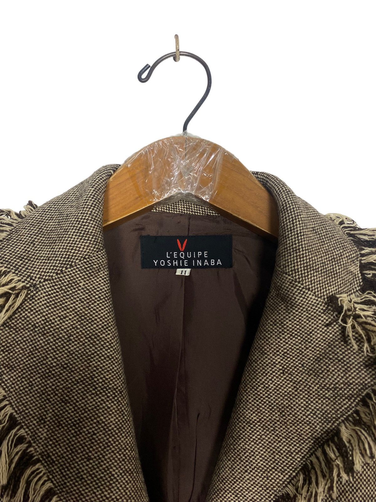 Japanese Brand Rare‼️ Vtg L’equipe Yoshie Inaba Fringe Brush Bondage Japan Size S / US 4 / IT 40 - 6 Thumbnail