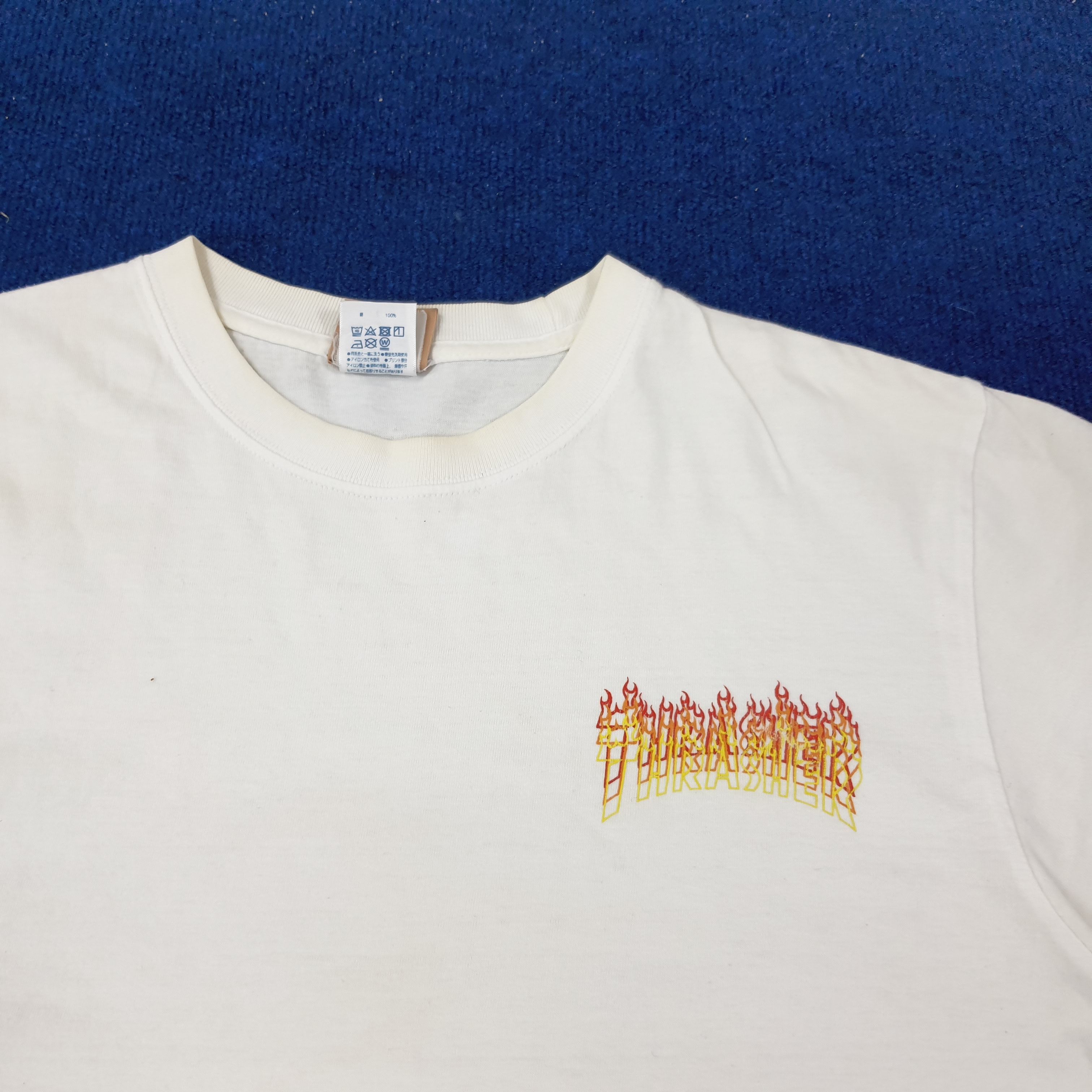 Thrasher × Vintage Vintage Thrasher Skateboards Tshirt C219N37 Size US L / EU 52-54 / 3 - 2 Thumbnail