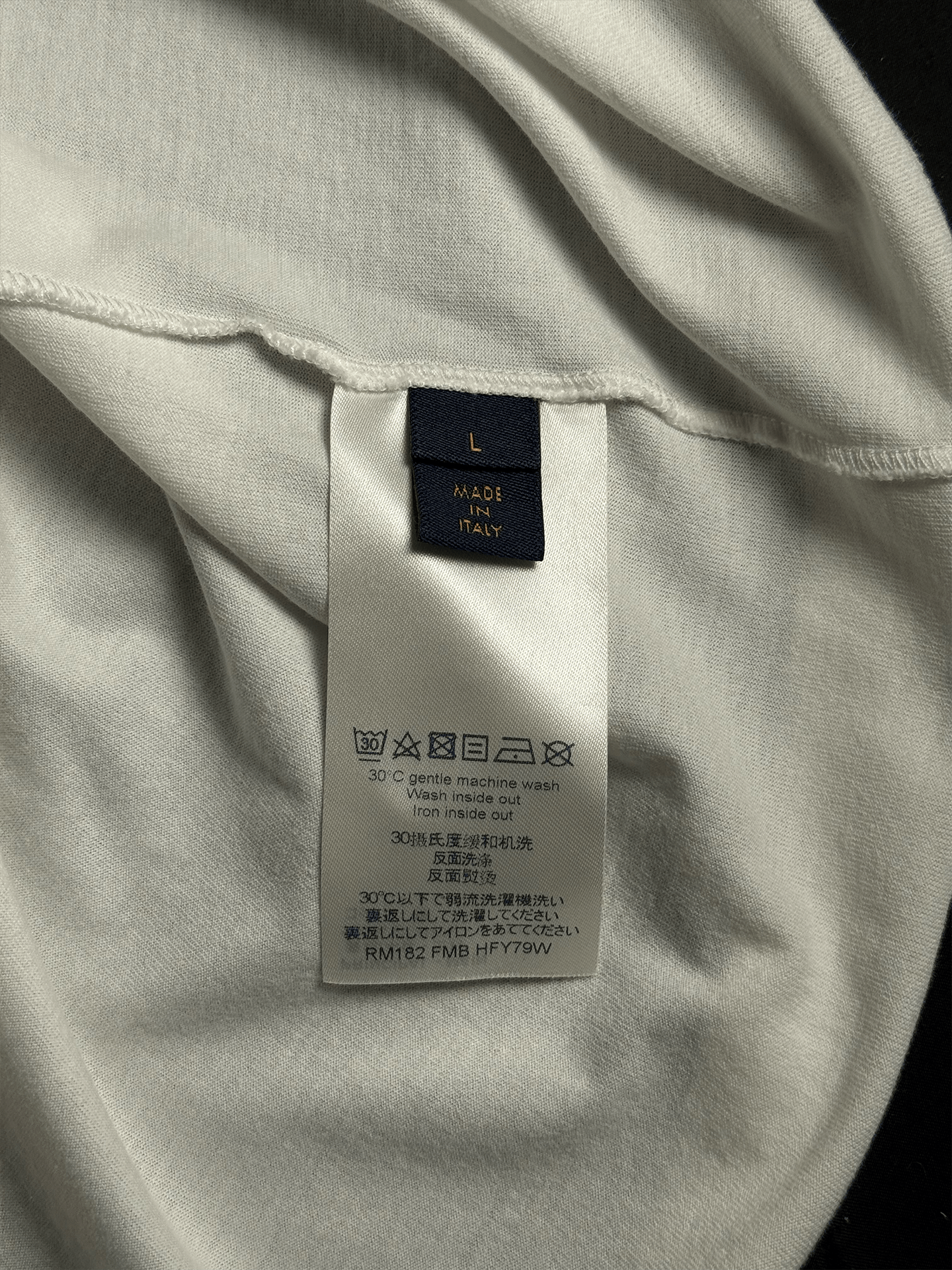 Louis Vuitton Louis Vuitton "Peace & Love" white t-shirt Size US L / EU 52-54 / 3 - 4 Thumbnail