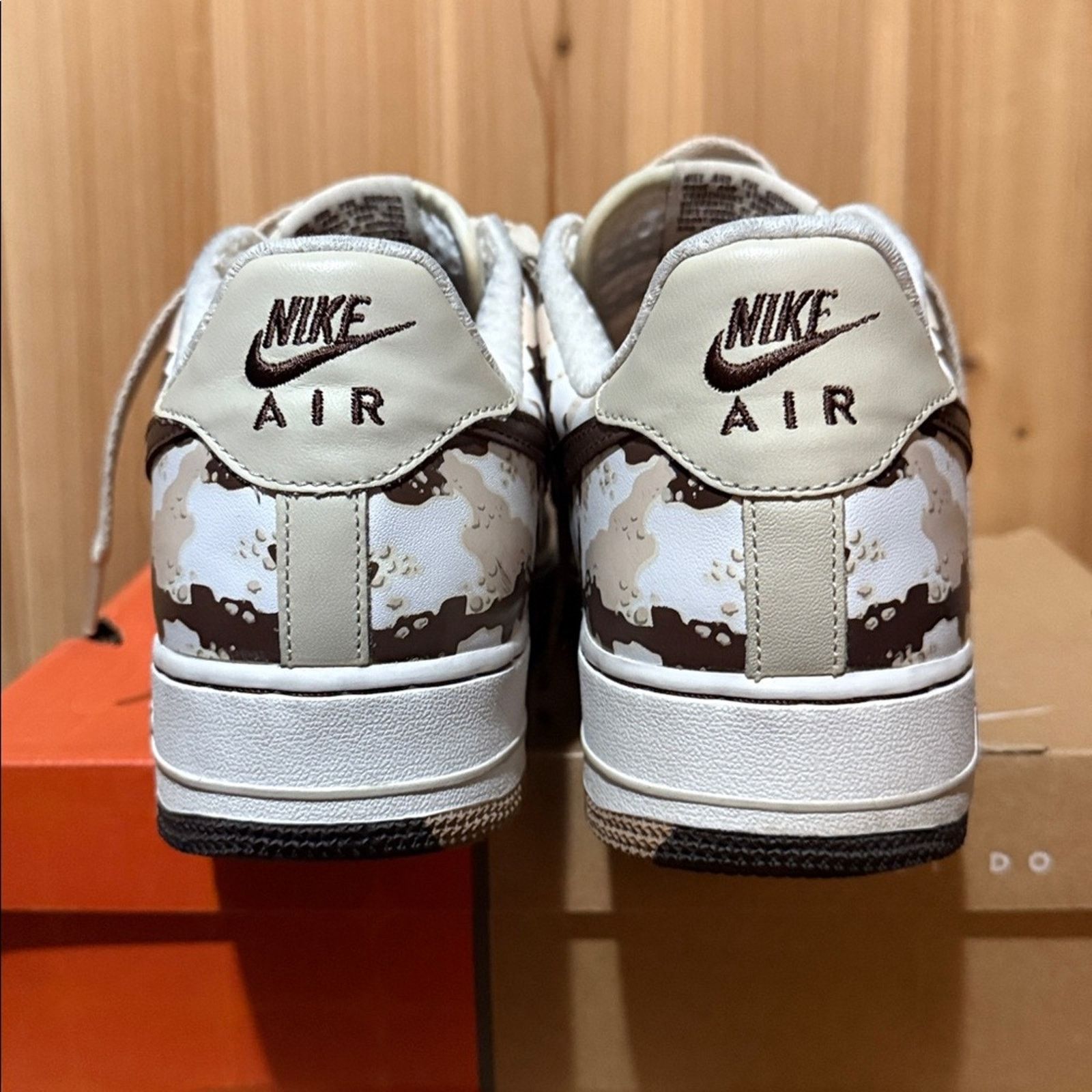 Nike 2006 Nike Air Force 1 Camo 'Birch Light Chocolate-Bone-White Size US 9.5 / EU 42-43 - 8 Thumbnail