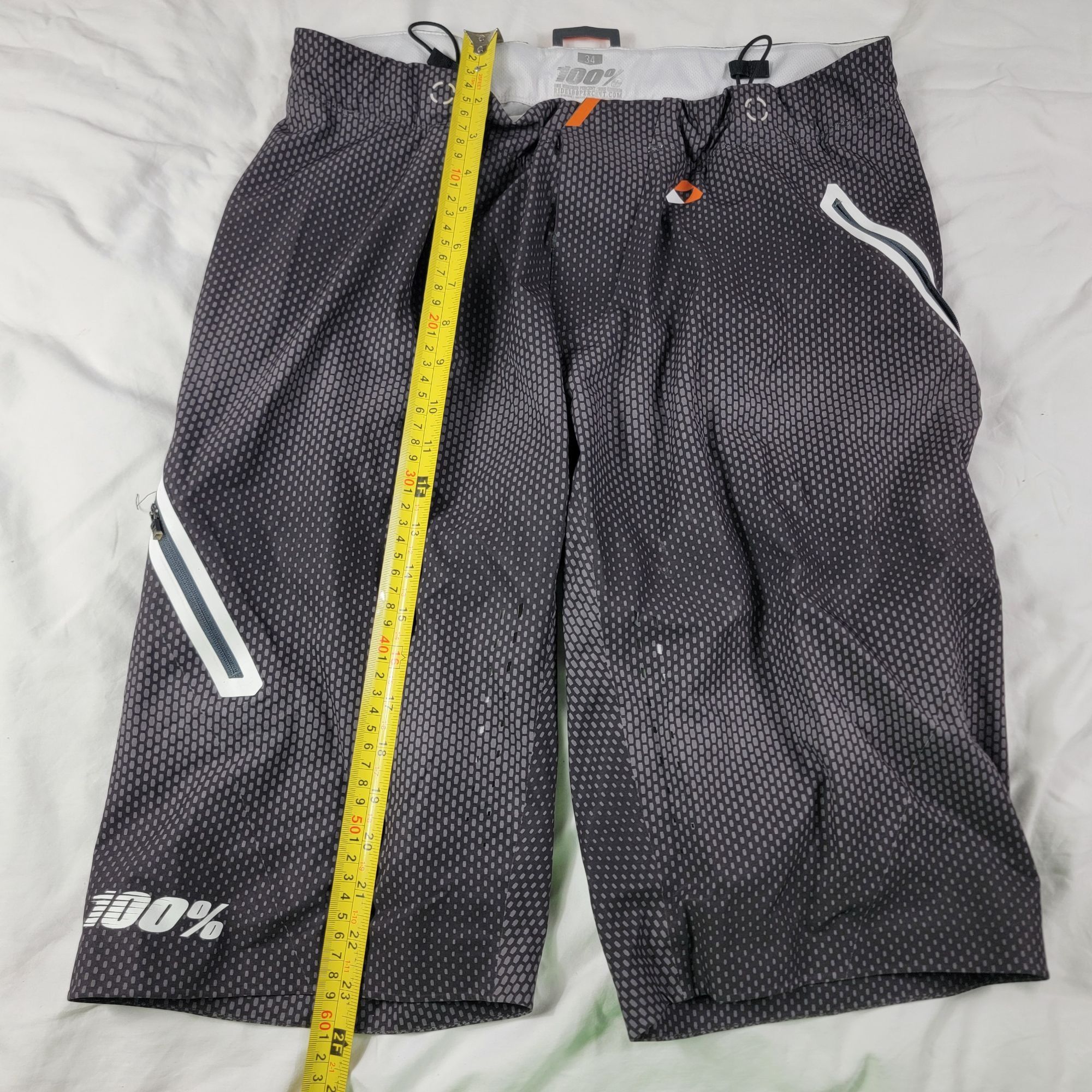 Other 100% Celium Mens 34 Black Bike Shorts Summer Mountains Casua Size US 34 / EU 50 - 9 Thumbnail