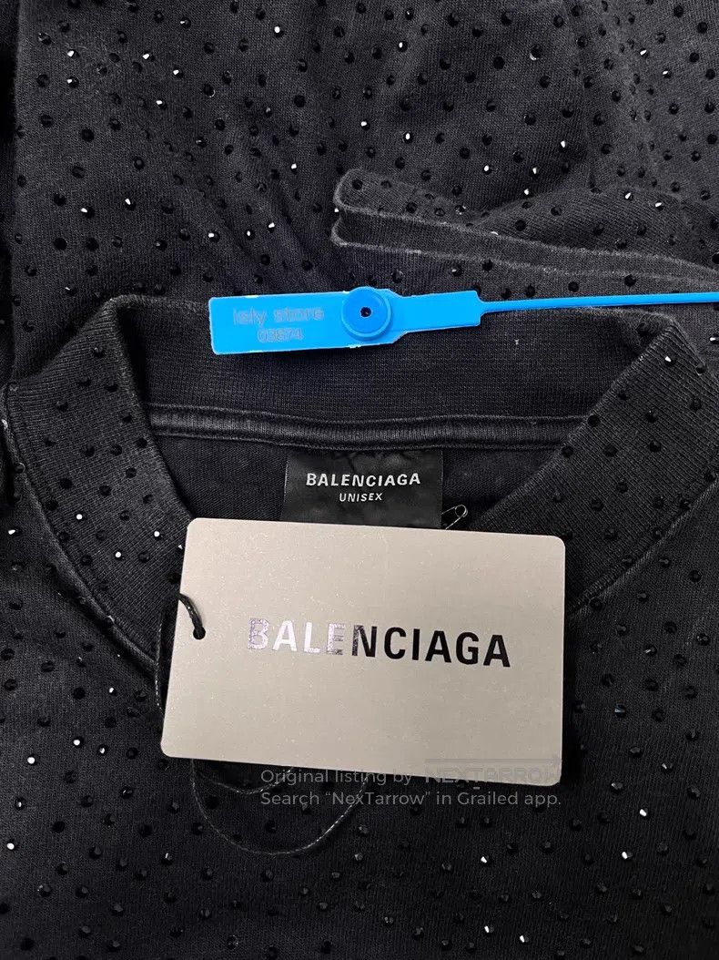Balenciaga Balenciaga Studded Short Sleeve Top Size US S / EU 44-46 / 1 - 4 Thumbnail