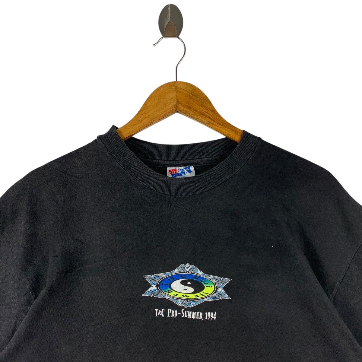 Hanes Vintage 90s TOWN & COUNTRY pro summer 1994 big back hit tee Size US L / EU 52-54 / 3 - 3 Thumbnail