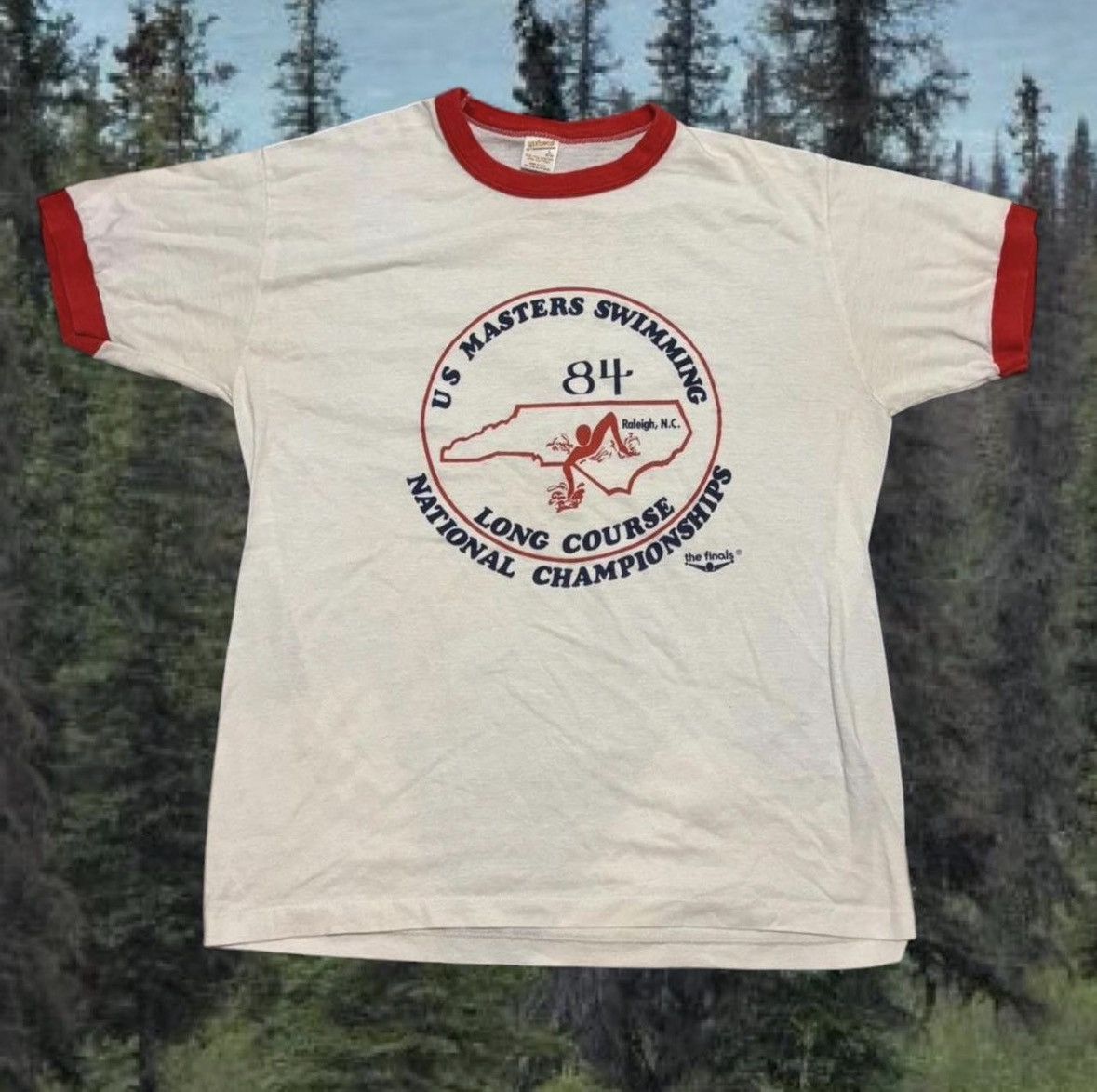 Other 80s US Masters Swimming National Championships Tee Size XL Size US L / EU 52-54 / 3 - 1 Thumbnail