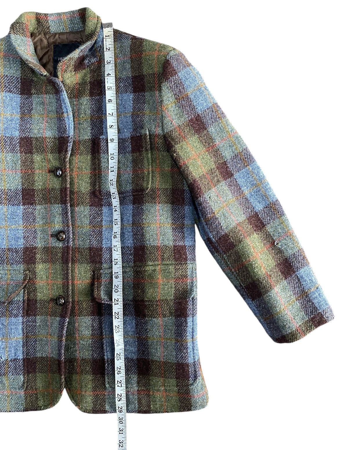 Harris Tweed Vintage HARISS TWEED Hand Woven Wool Blazers Size 42S - 17 Thumbnail