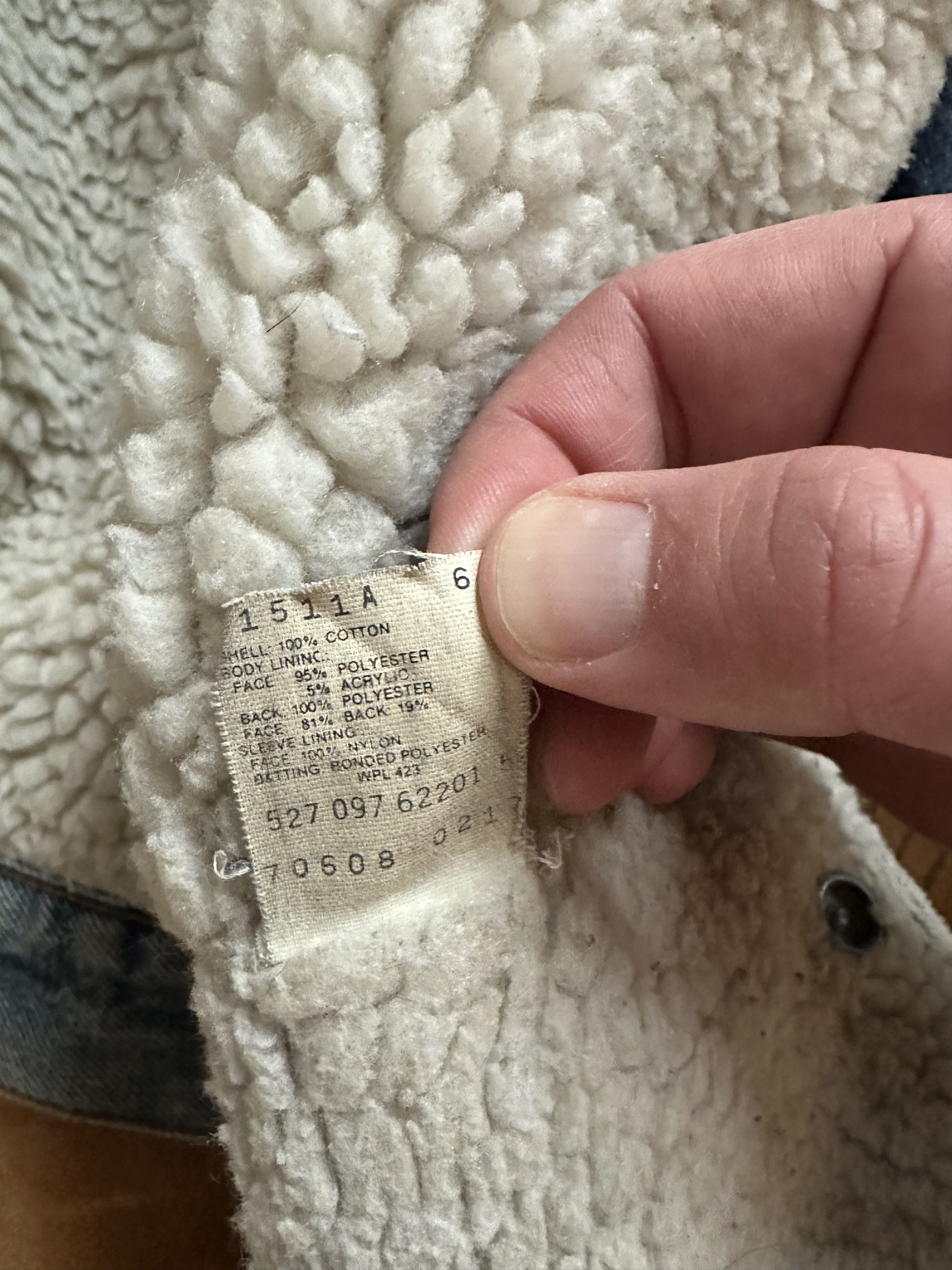 Levi's Made In USA Sherpa Jacket Size US L / EU 52-54 / 3 - 8 Thumbnail