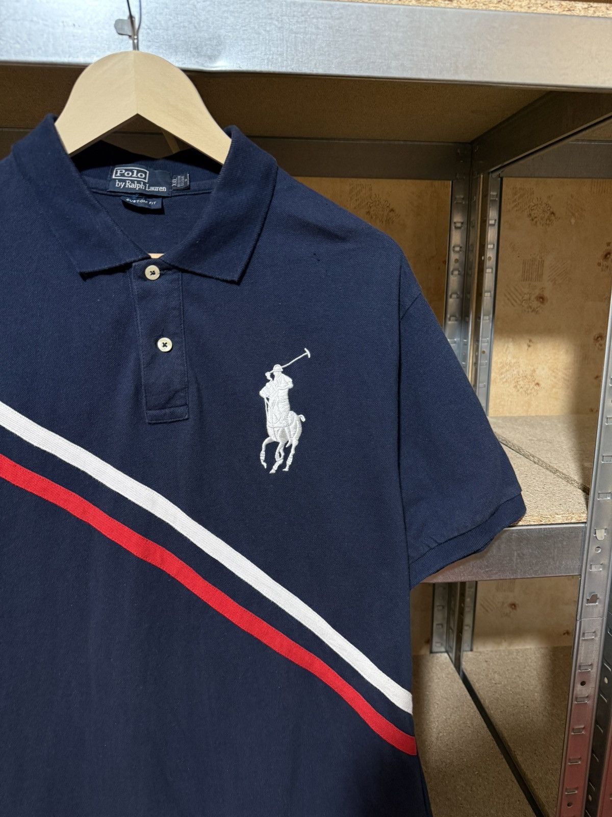 Polo Ralph Lauren × RRL Ralph Lauren × Rugby Ralph Lauren Vintage Polo Ralph Lauren Classic Logo Polo T-Shirt Size US L / EU 52-54 / 3 - 3 Thumbnail