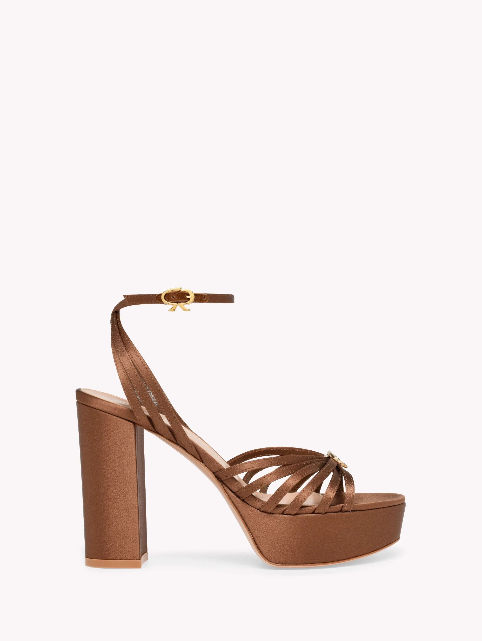 Gianvito Rossi os11x0126 Rita Sandals in Brown Size US 8 / IT 38 - 1 Thumbnail