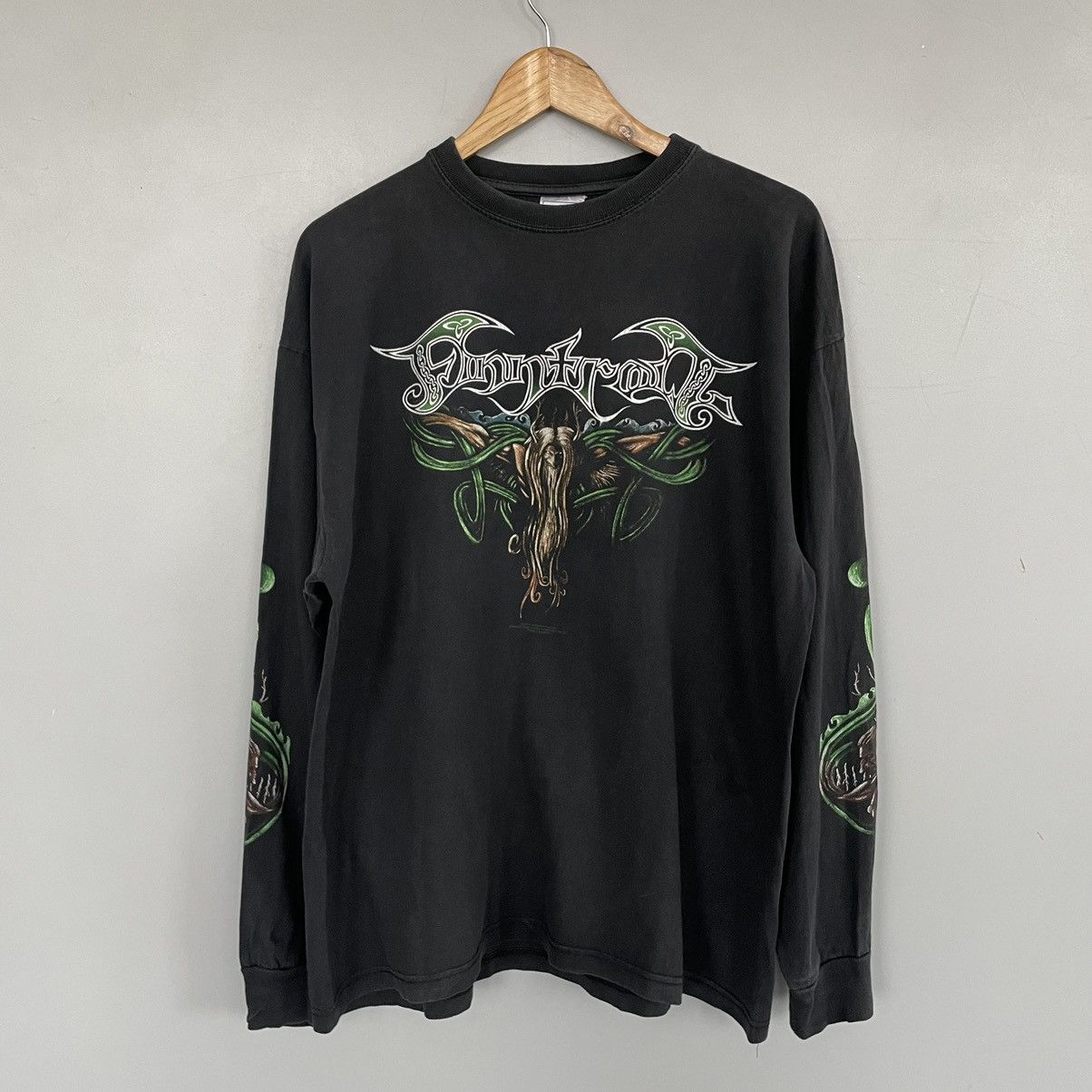 Band Tees × Vintage Vintage 2004 Finntroll Longsleeve t shirt like Korpiklaani Size US XL / EU 56 / 4 - 1 Thumbnail