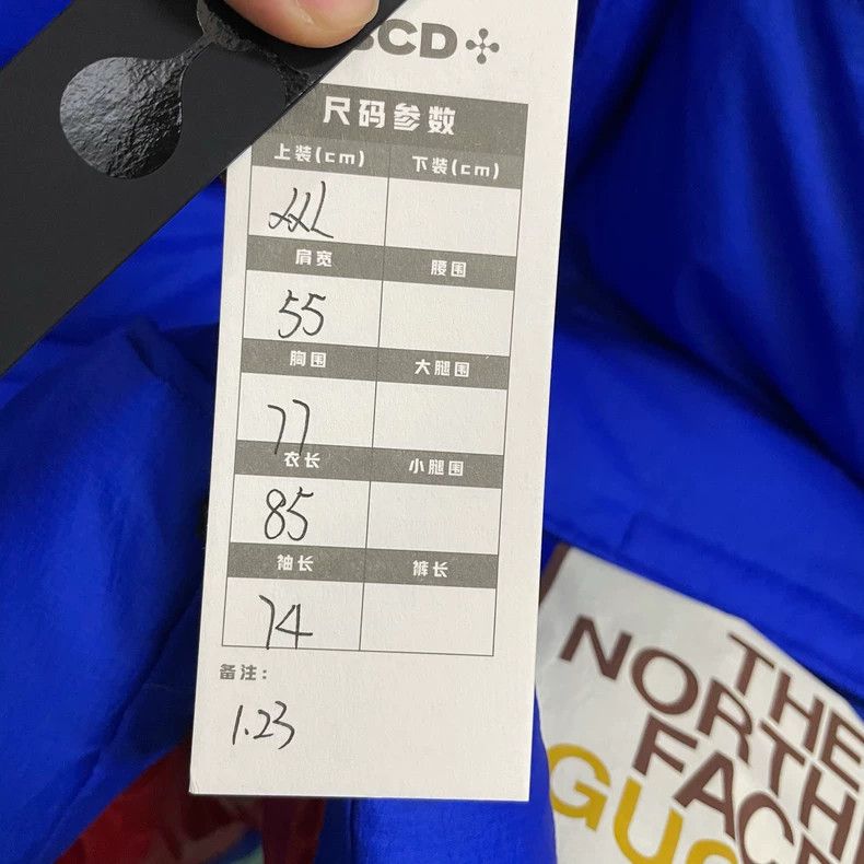 Gucci Gucci THE NORTH FACE co-branded blue down jacket 2502-Nexta Size US XXL / EU 58 / 5 - 7 Thumbnail