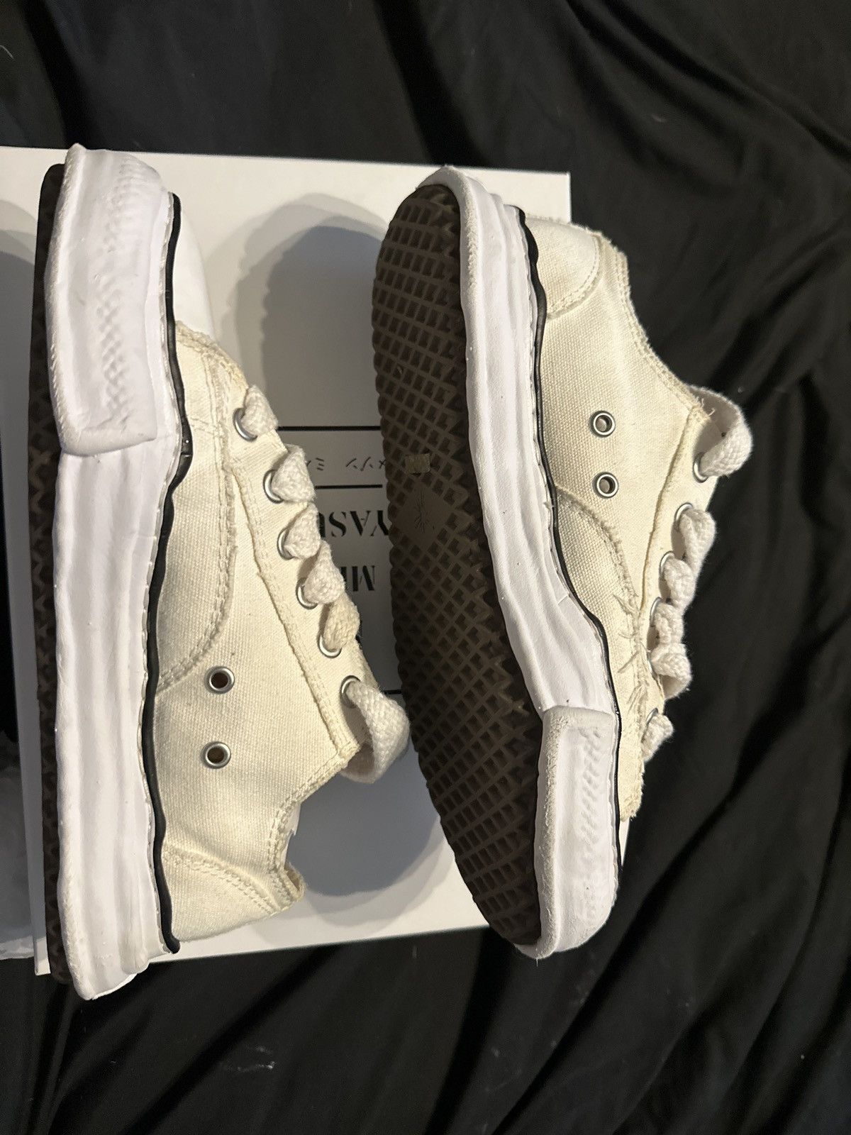 Maison MIHARA YASUHIRO Maison Mihara Yasuhiro Peterson OG sole Canvas Low ‘white’ Size US 8 / EU 41 - 1 Thumbnail