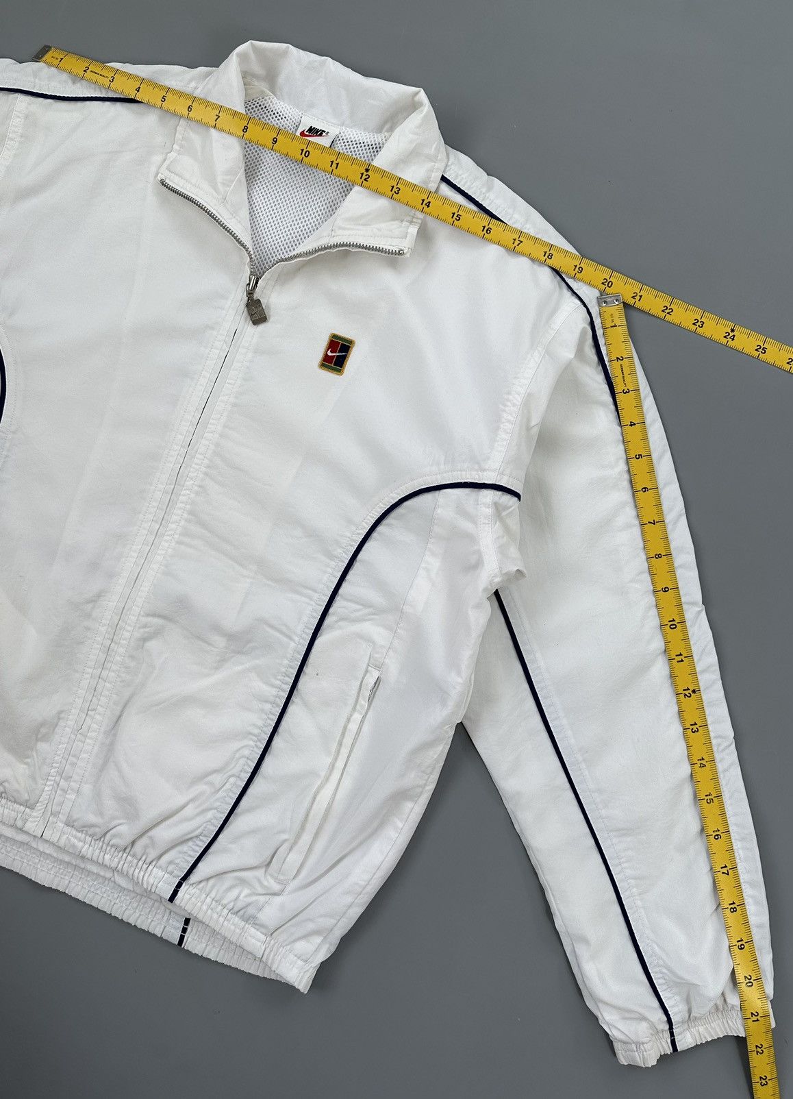 Nike 90s Nike Court Vintage Windbreaker Jackets Size S / US 4 / IT 40 - 16 Thumbnail
