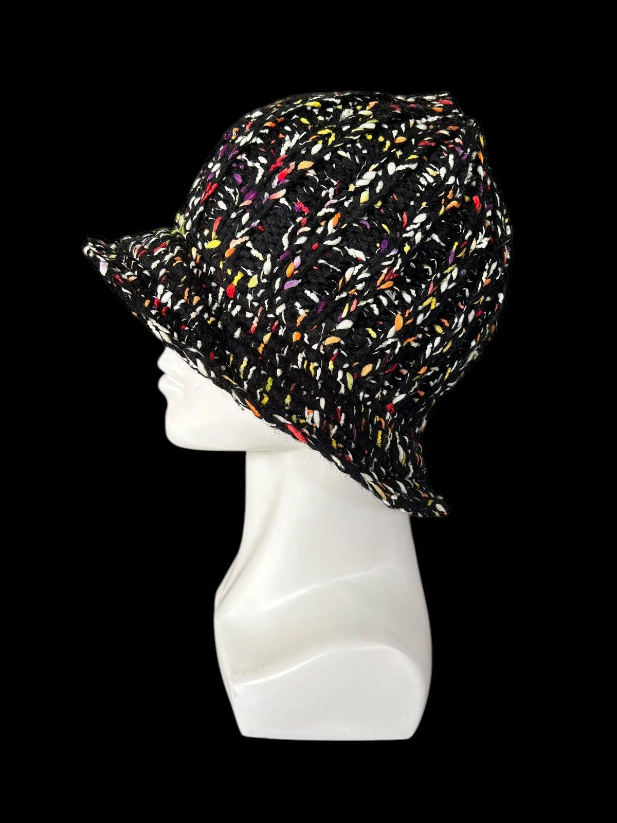 Japanese Brand × Kapital × Vintage Crochet Knitted Handmade Rare big Hats ☠️☠️ Size ONE SIZE - 2 Thumbnail