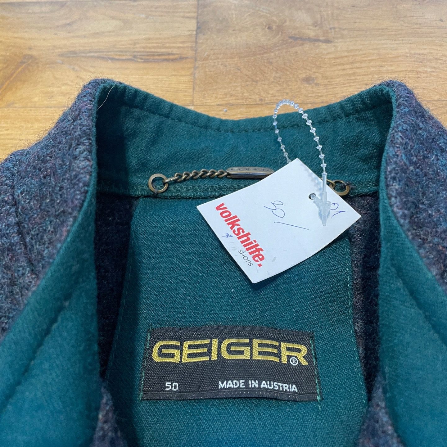 Kurt Geiger × Vintage Geiger Bavarian Jacket Vintage Retro 100% Wool Size 50 Size 50L - 3 Thumbnail