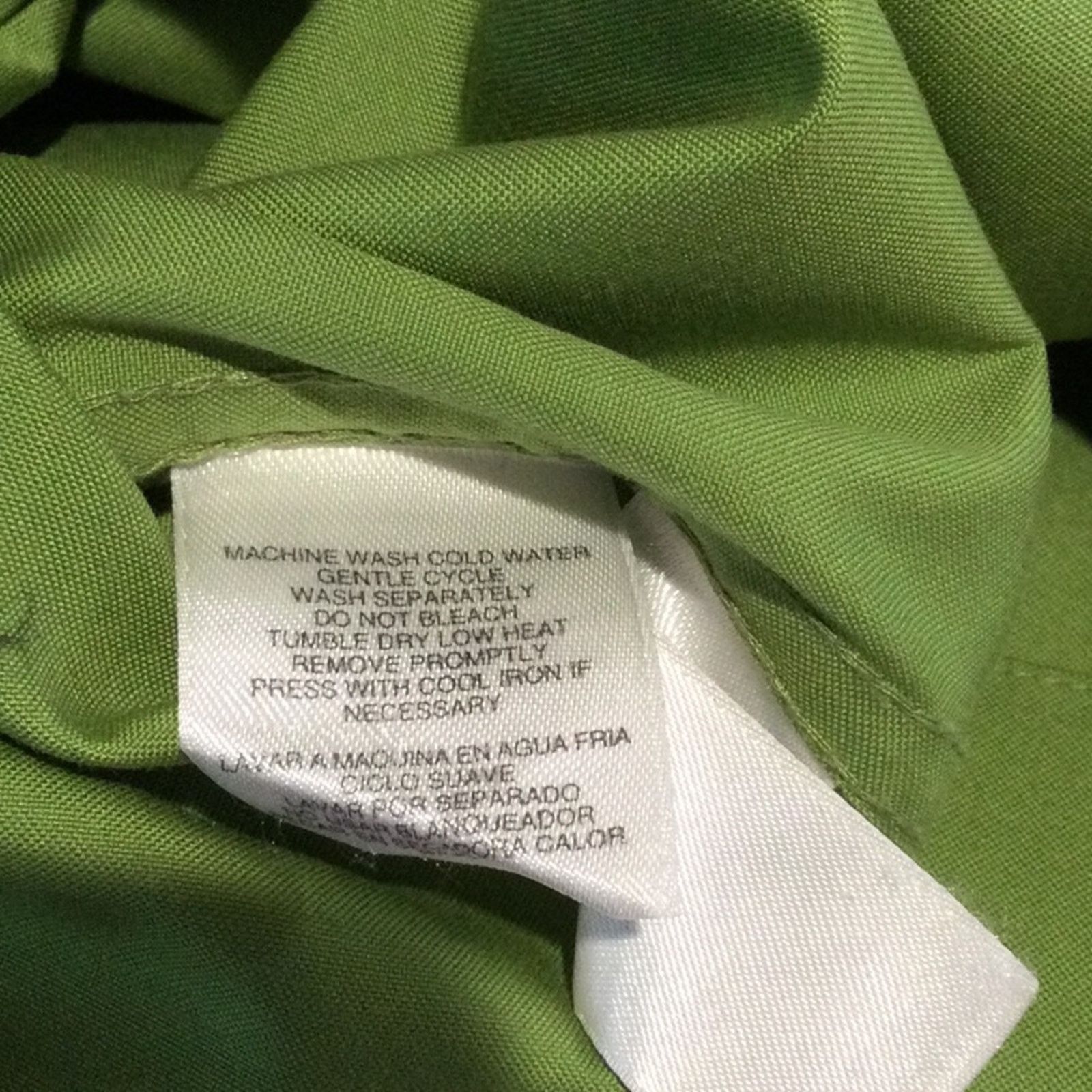 Jones New York Jones New York Green Button Front Collar No Iron Blouse Sz 8 Size M / US 6-8 / IT 42-44 - 14 Thumbnail