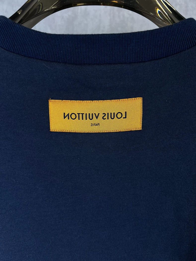 Louis Vuitton Louis Vuitton Dark Blue Lianliankan Sweatshirt Size US M / EU 48-50 / 2 - 3 Thumbnail