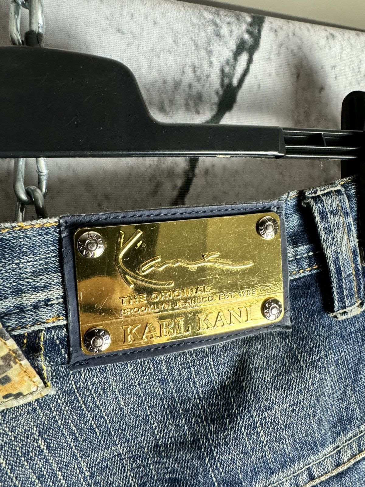 Vintage Vintage 38/34 Crazy Karl Kani Baggy Jeans Size US 38 / EU 54 - 3 Thumbnail