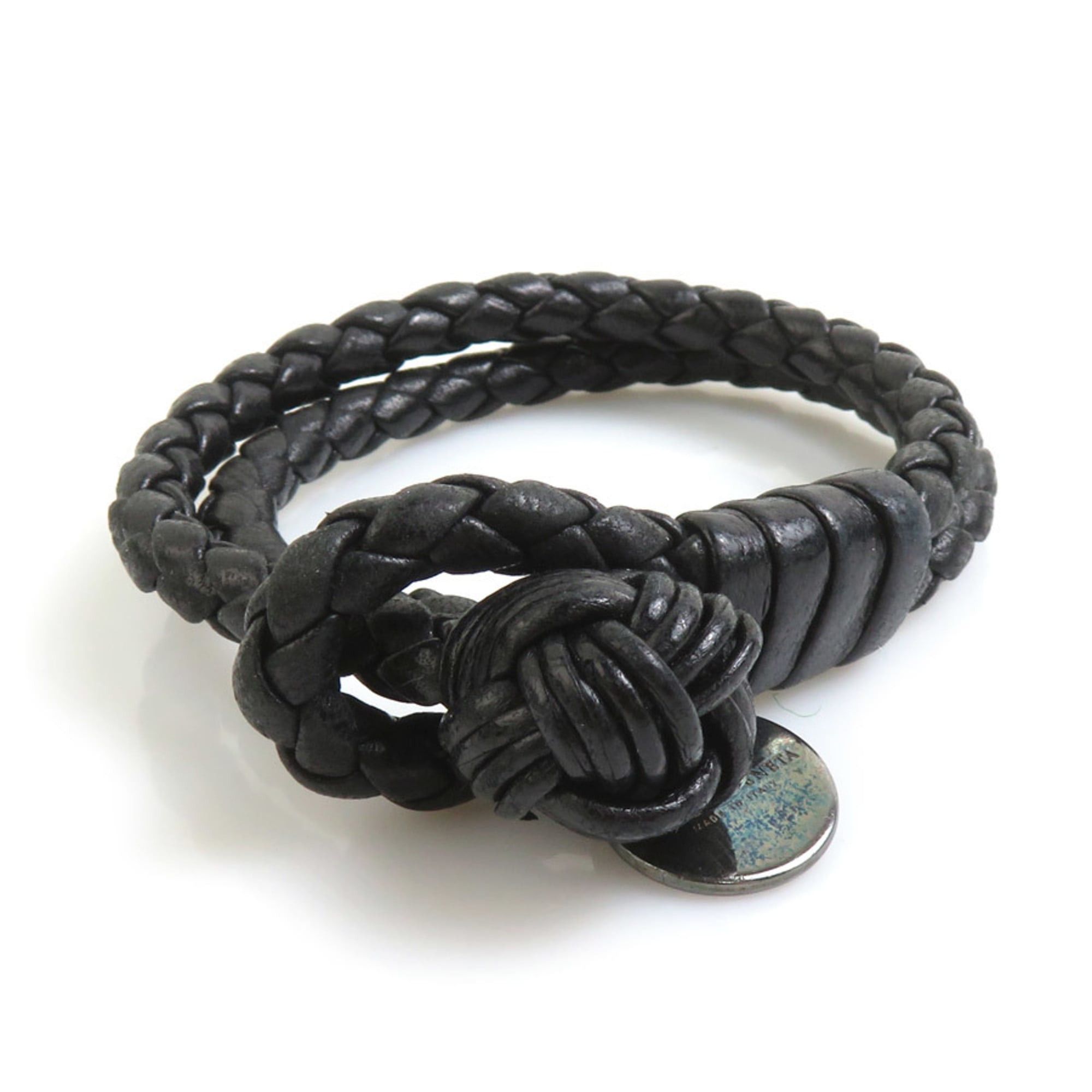 Bottega Veneta Bottega Veneta Bracelet in Black Leather, Unisex, r10916a Size ONE SIZE - 1 Thumbnail