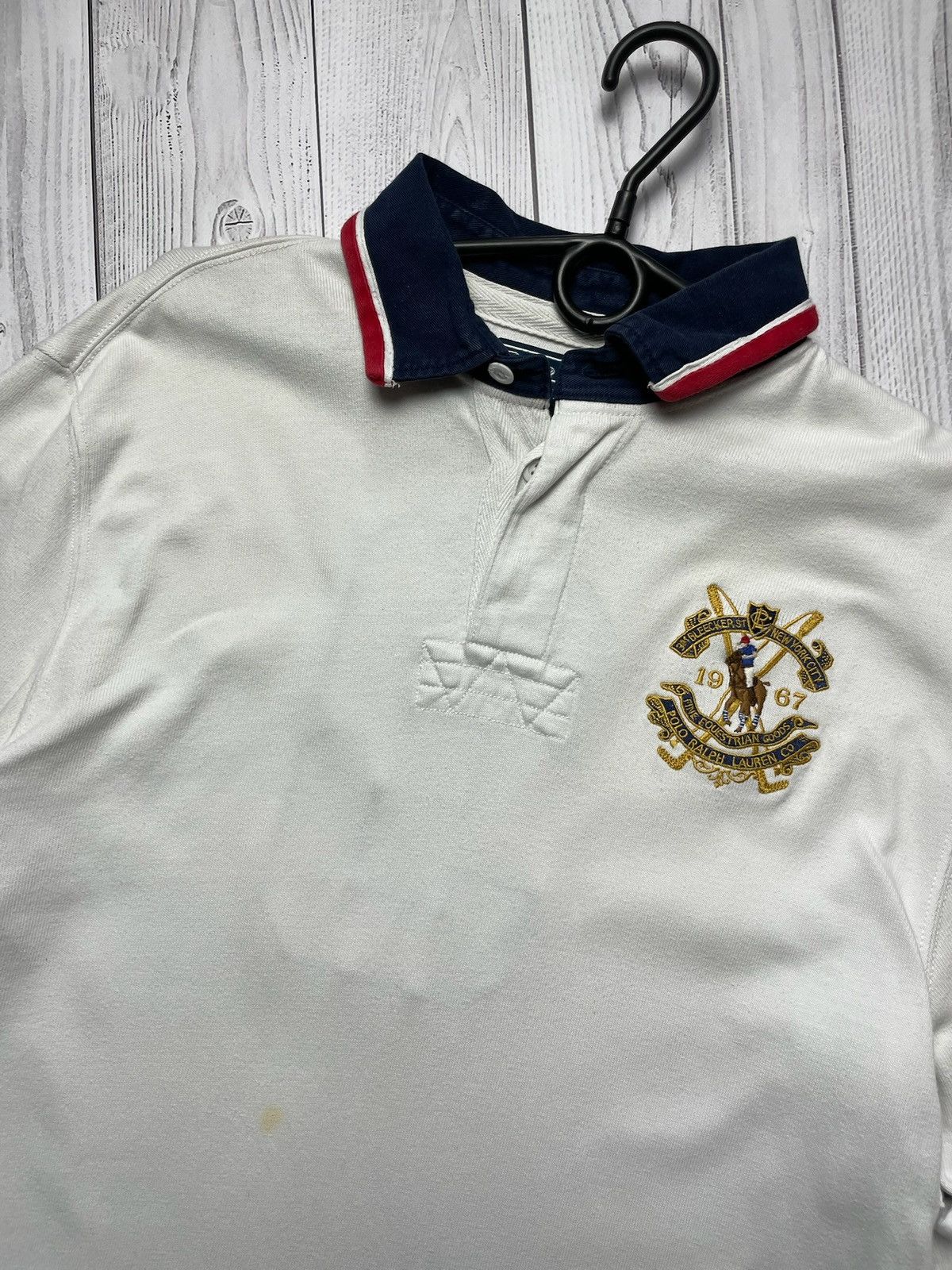 Polo Ralph Lauren × Ralph Lauren × Vintage Vintage polo Ralph Lauren rugby jersey size L logo Size US L / EU 52-54 / 3 - 3 Thumbnail