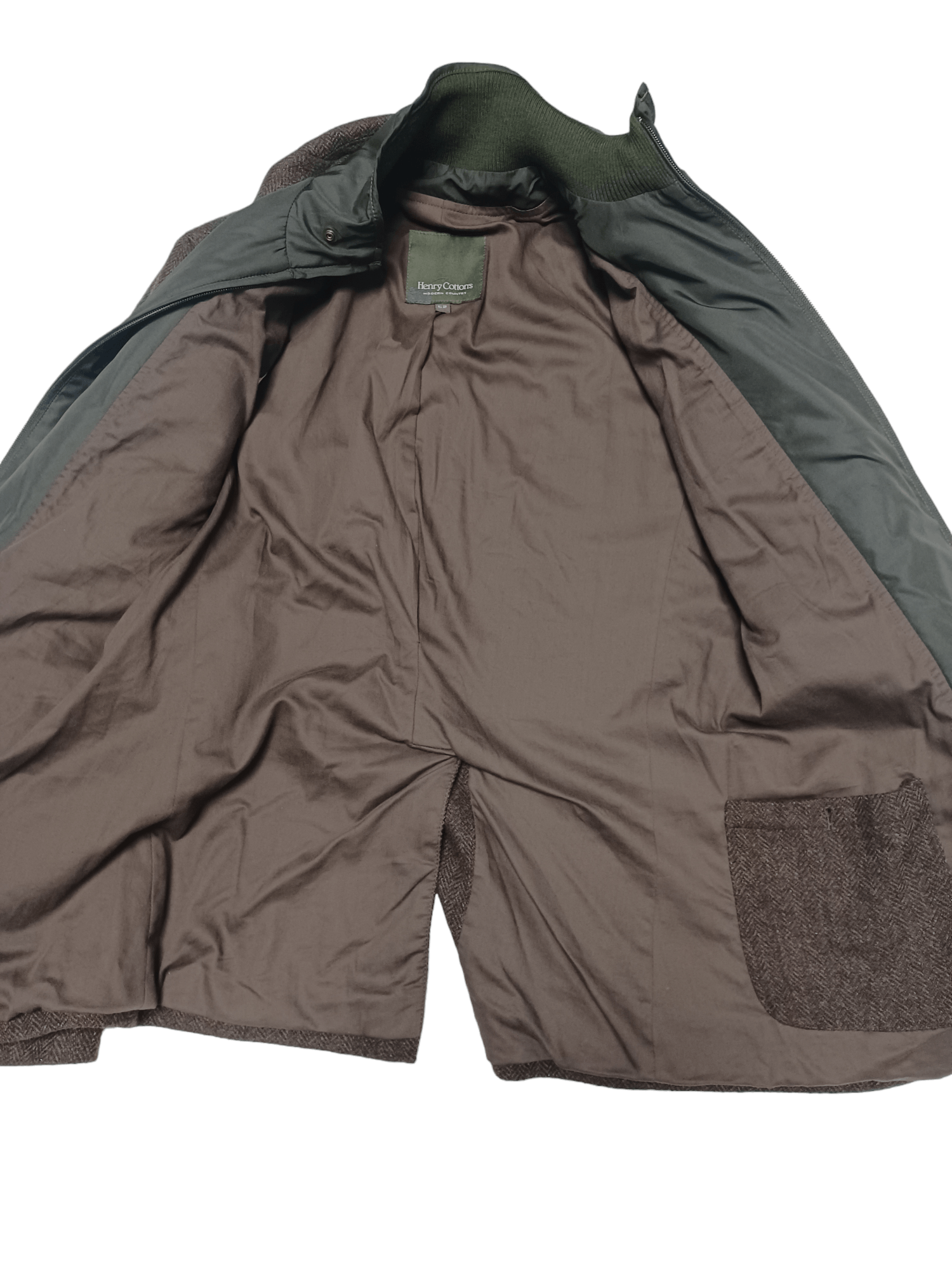 Henry Cotton's HENRY COTTONS 100% WOOL MADE IN CROATIA MULTIPOCKET COAT Size US L / EU 52-54 / 3 - 3 Thumbnail