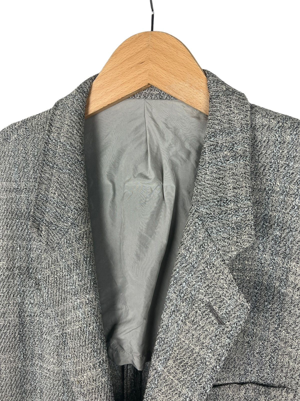 Issey Miyake Vintage Issey Miyake Men Knit Pattern Blazer Size US M / EU 48-50 / 2 - 7 Thumbnail