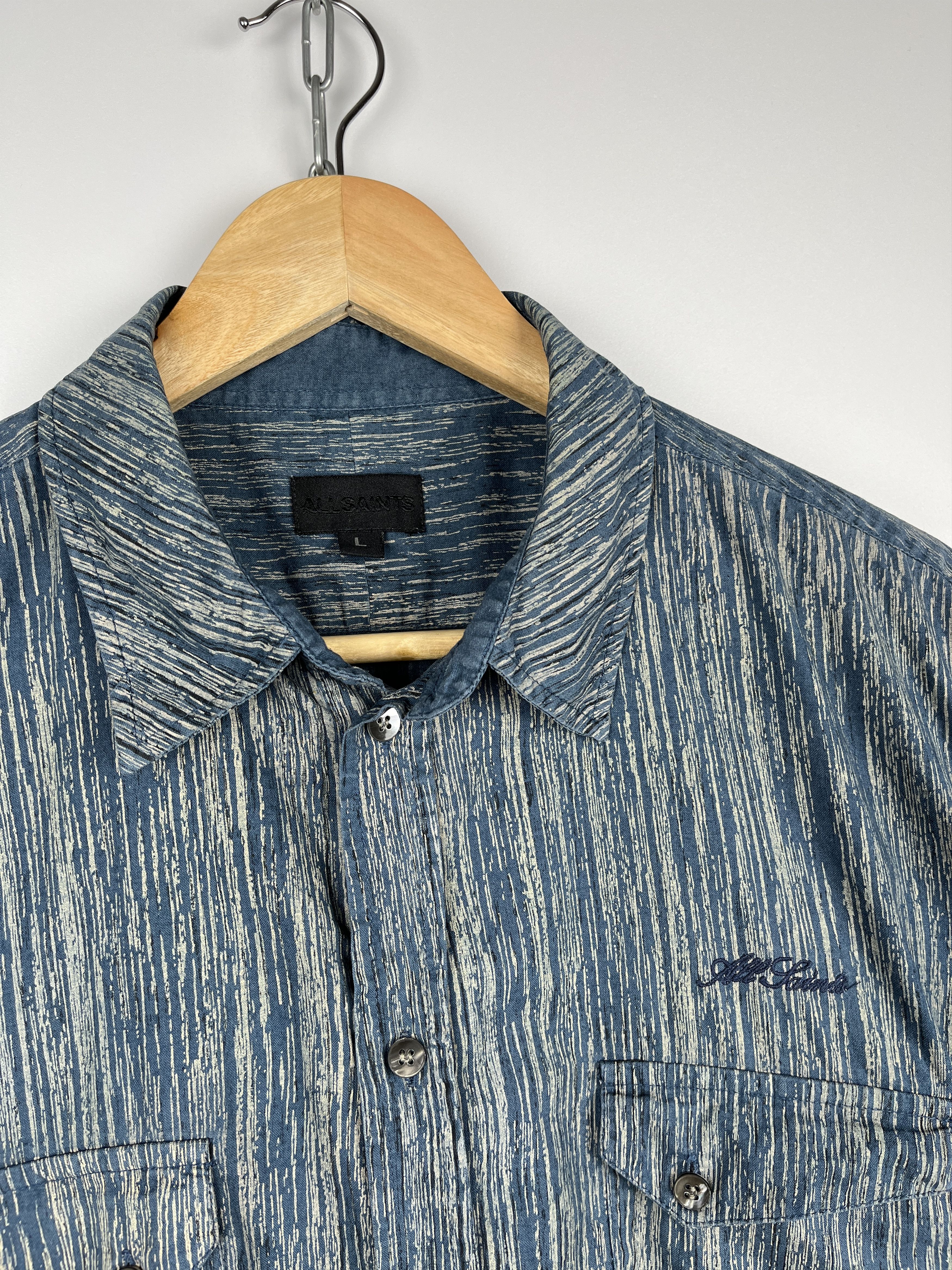 Allsaints AllSaints Factory Short Sleeve Shirt Size US L / EU 52-54 / 3 - 4 Thumbnail